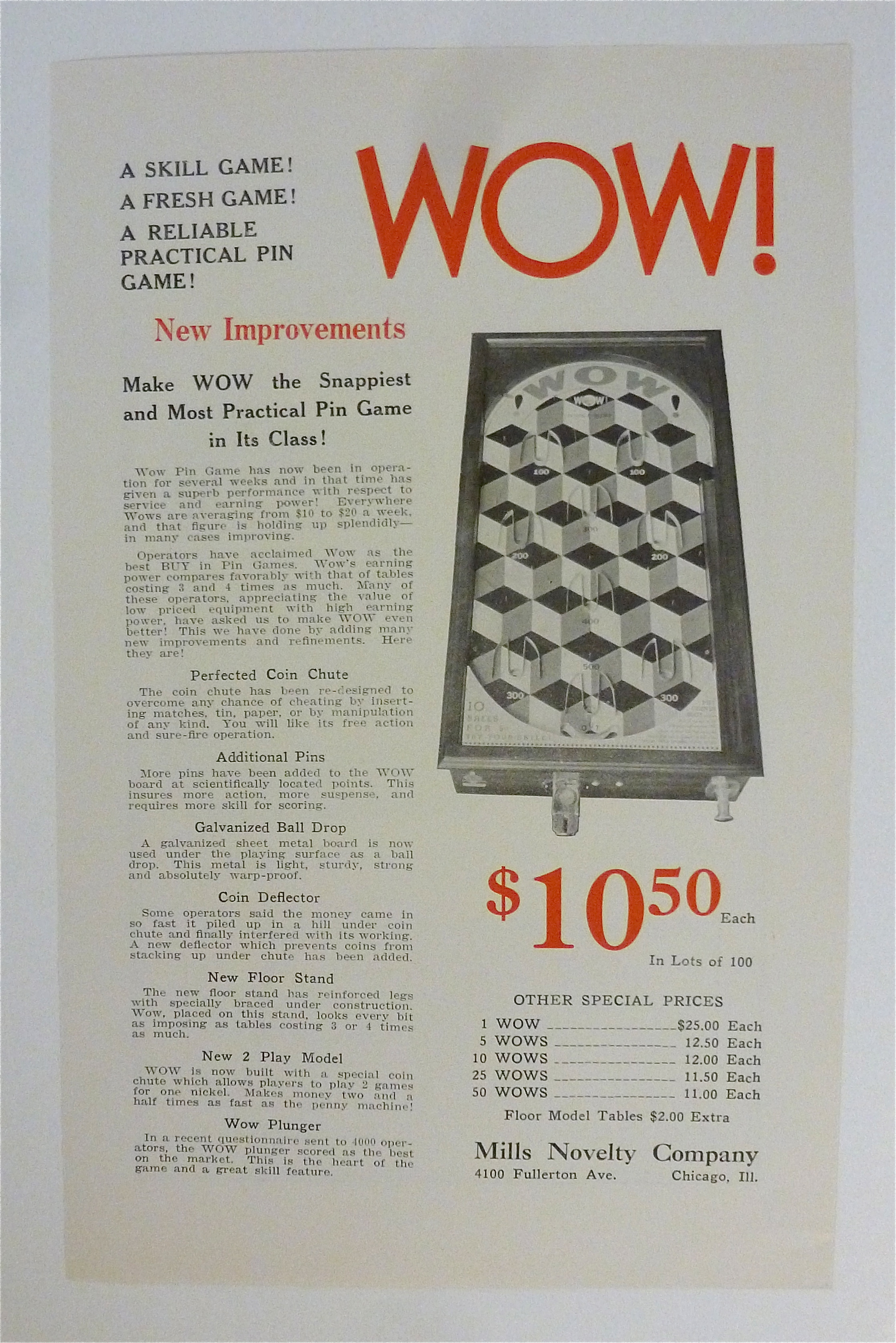 1932 Rock-Ola Manufacturing Co. with Rock-Ola Jackpot