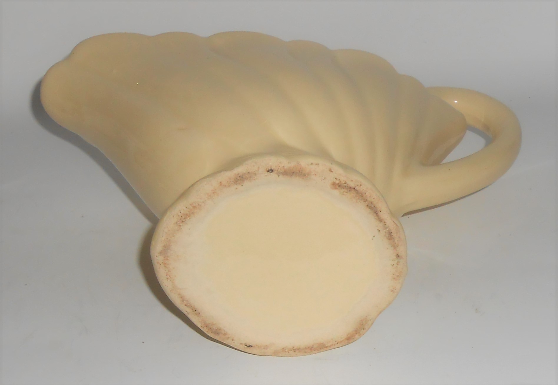 Bauer Pottery Cal-Art Ivory Swirl Pitcher