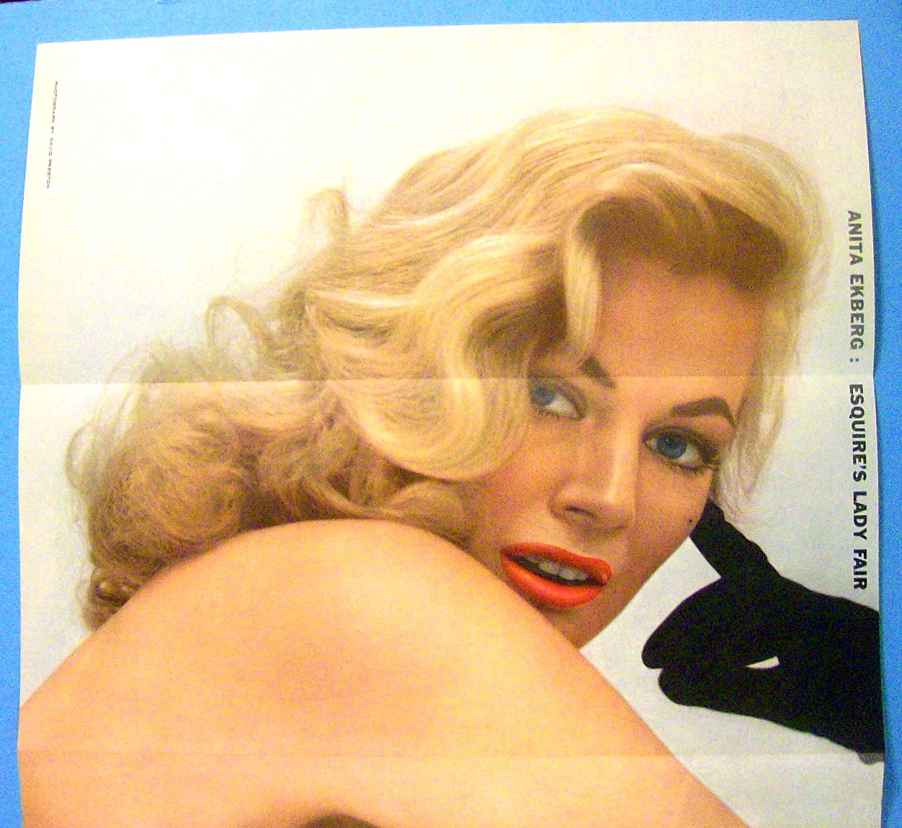 Esquire (Lady Fair) Pin Up Girl 1956 Anita Ekberg