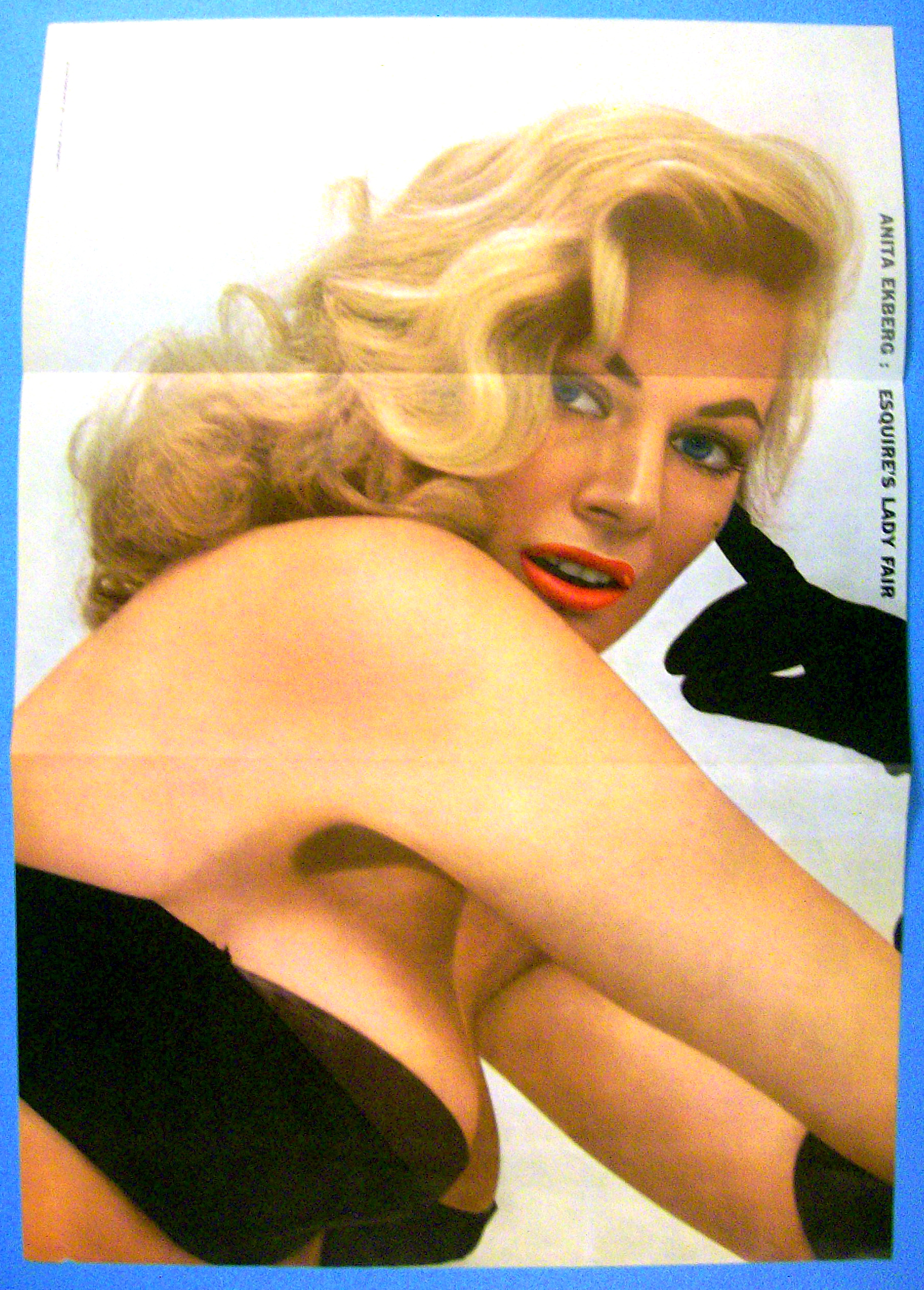 Esquire (Lady Fair) Pin Up Girl 1956 Anita Ekberg