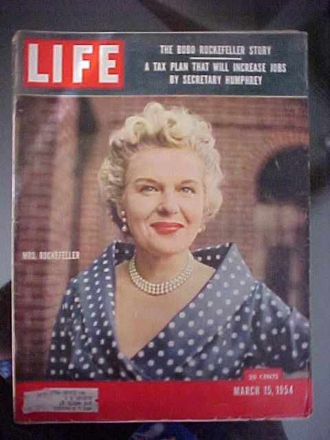 Life Magazine - March 15, 1954 - Mrs. Rockefeller