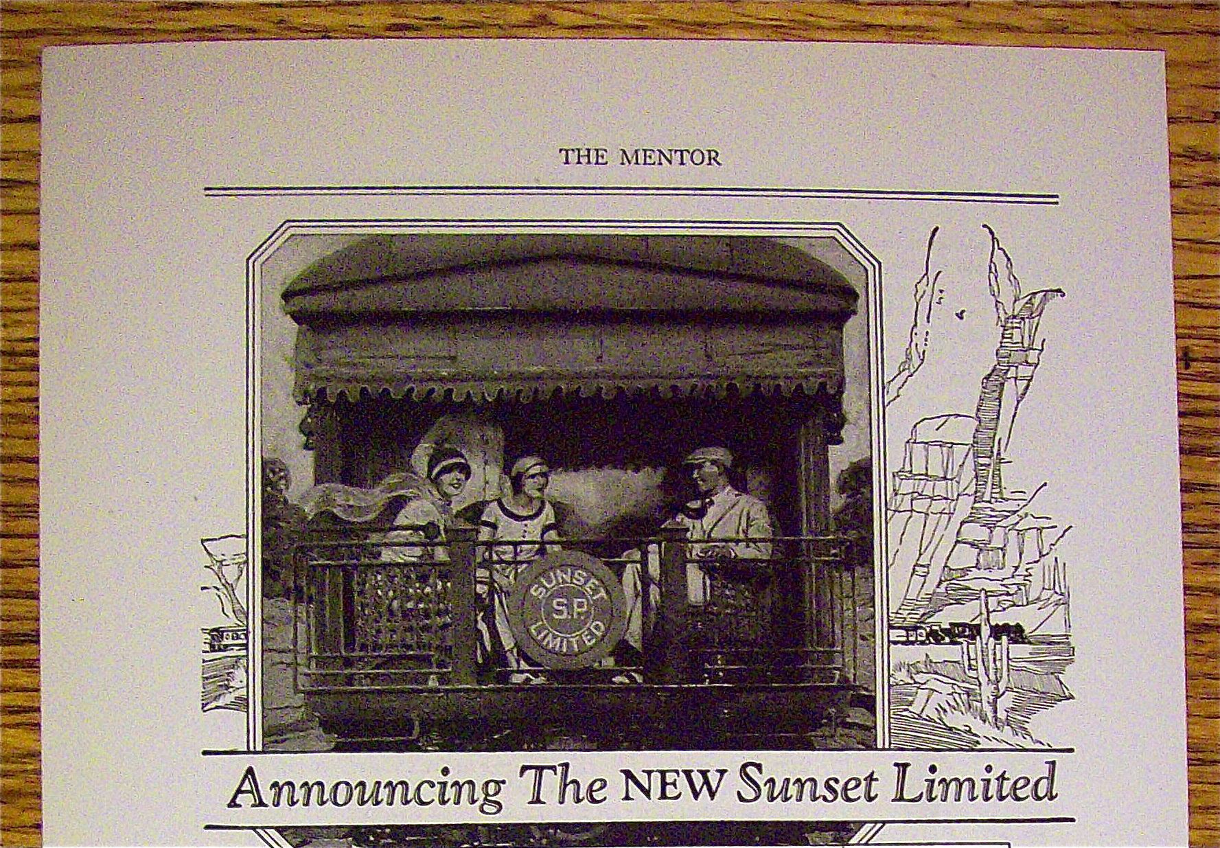 1924 Southern Pacific Lines with Sunset Route