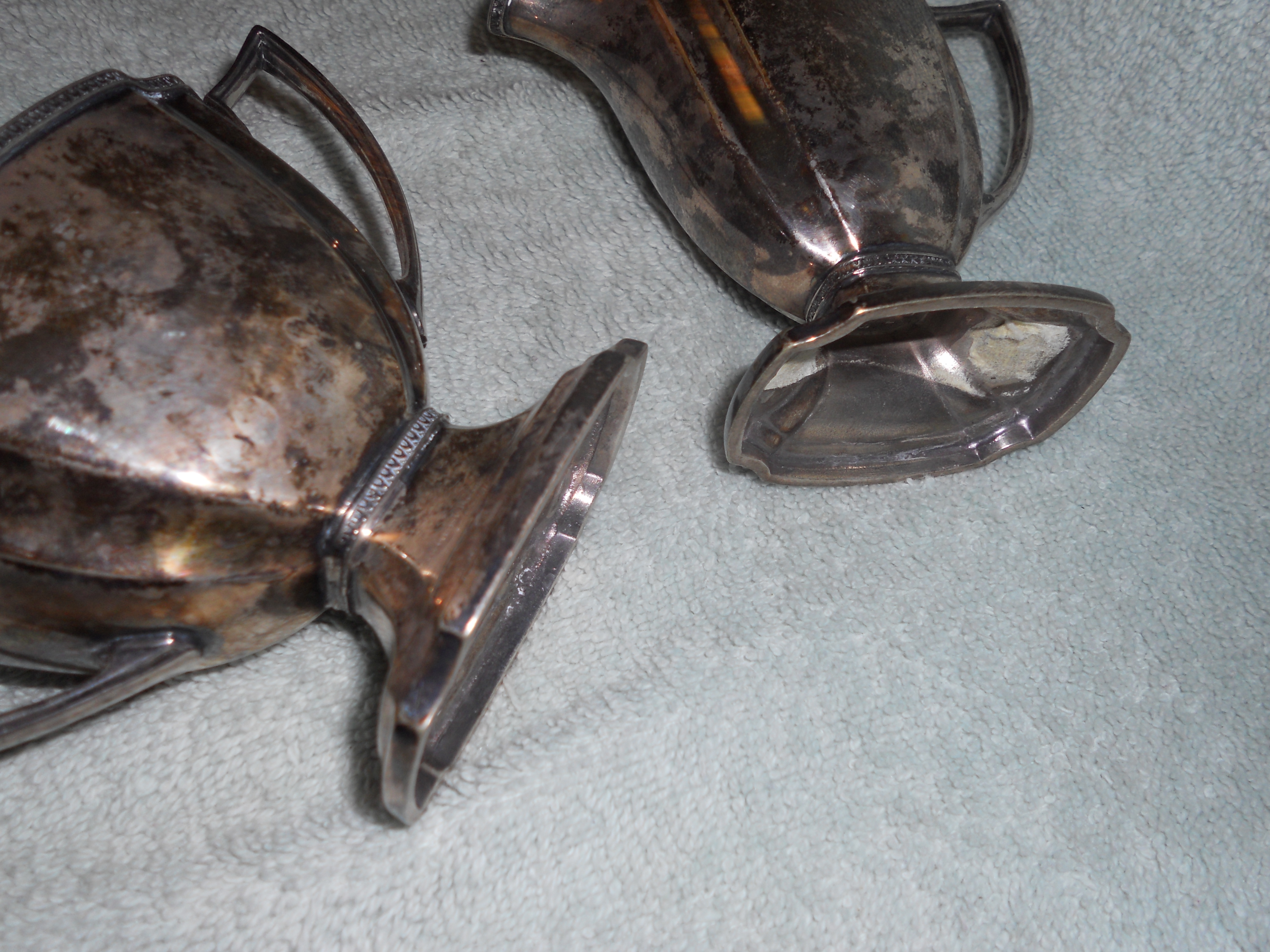Pairpoint Silver Sugar and Creamer Sheffield