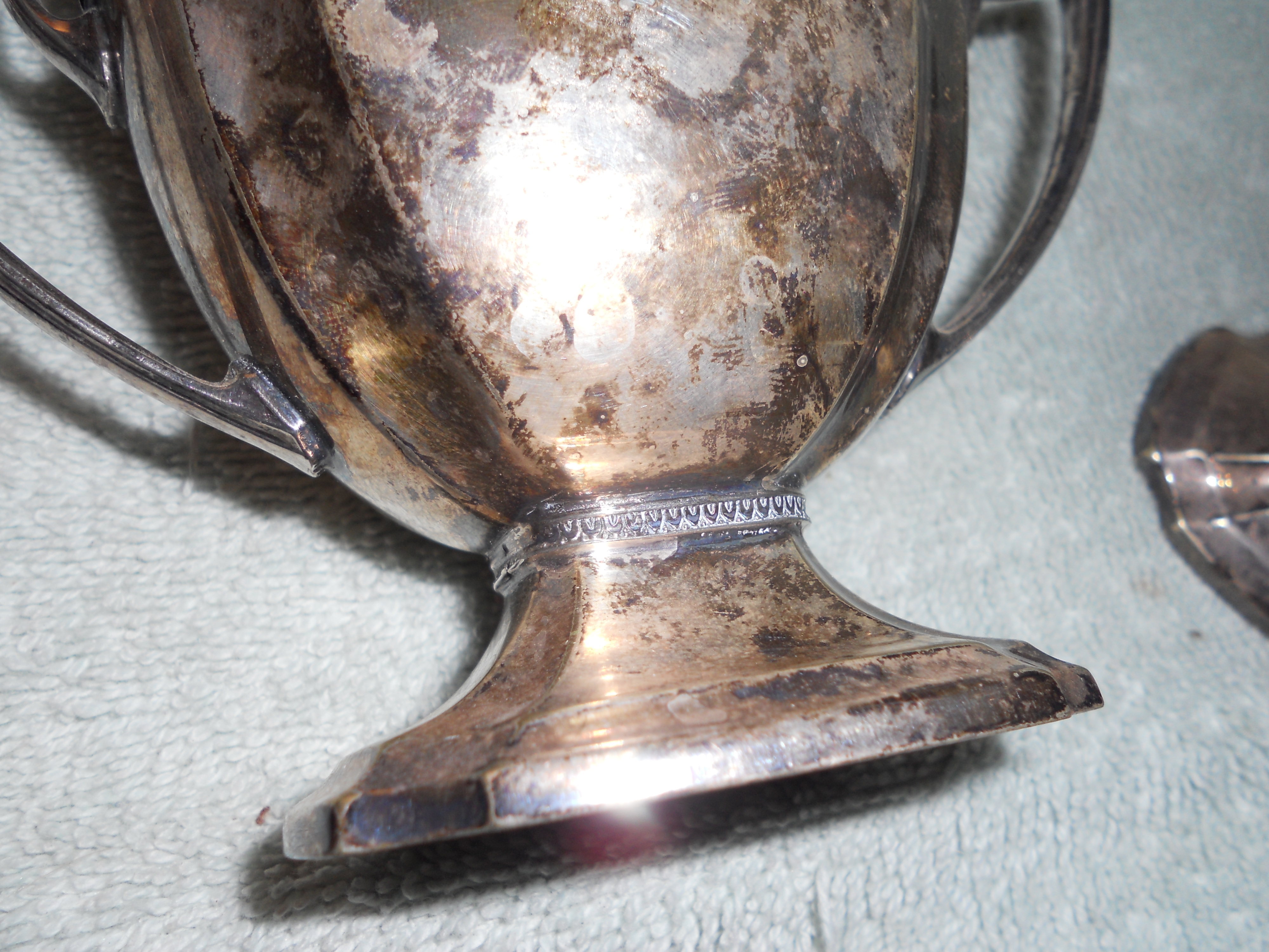 Pairpoint Silver Sugar and Creamer Sheffield