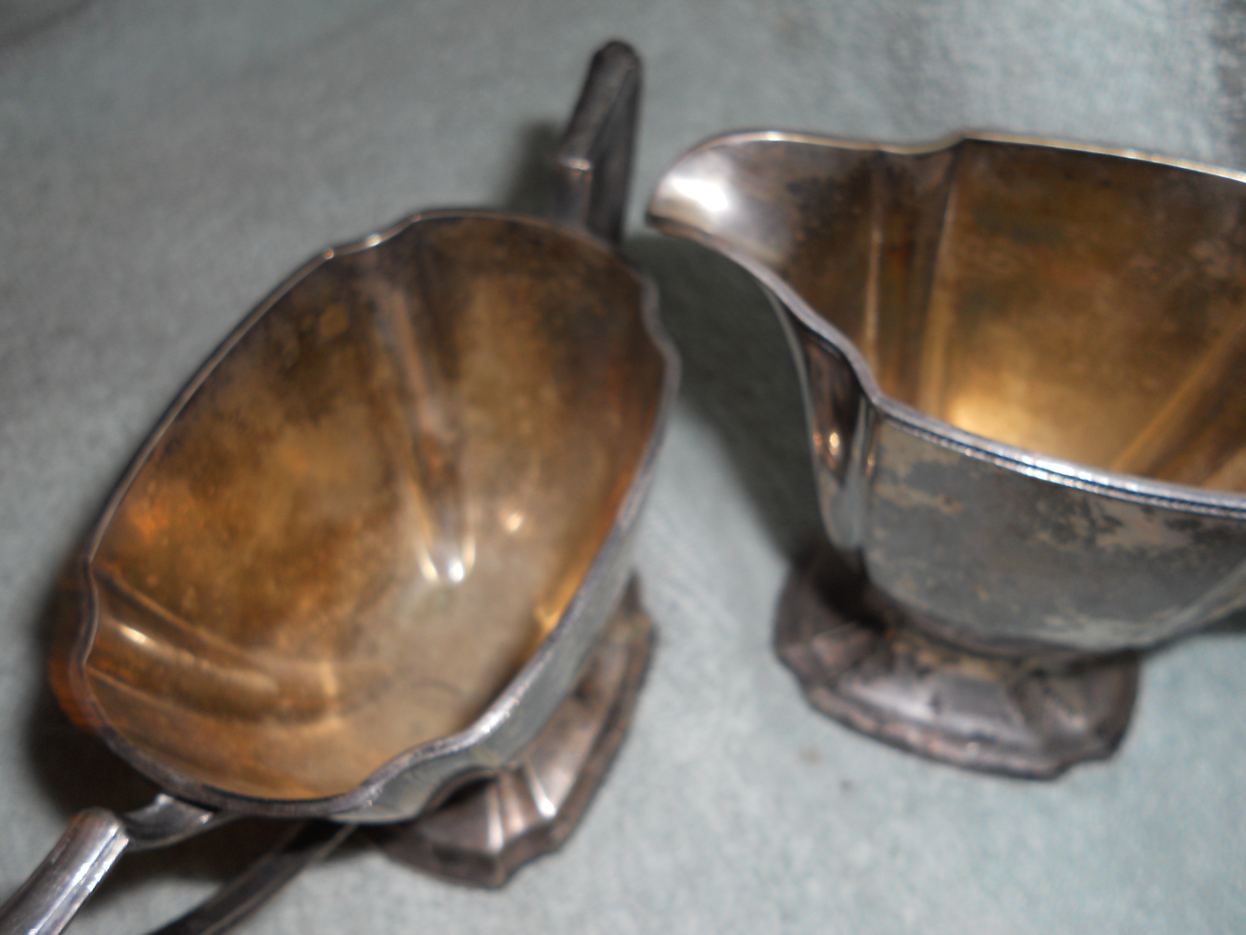 Pairpoint Silver Sugar and Creamer Sheffield