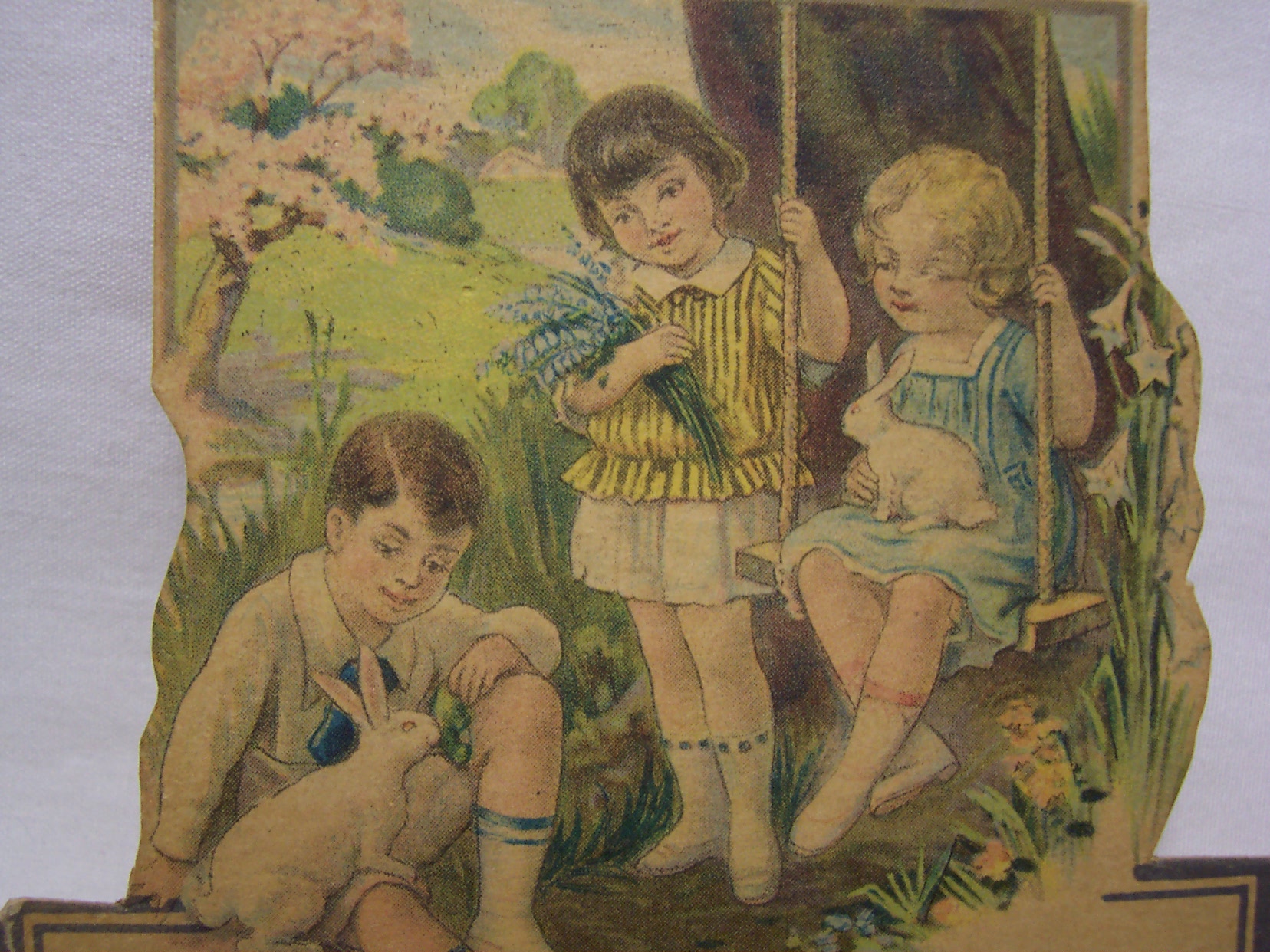 Easter Greetings Stand Up Card, U.S.A.