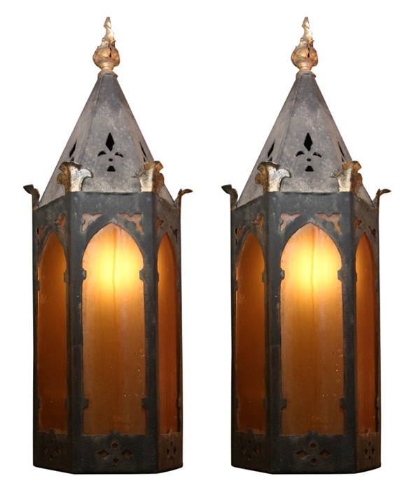 Pair Of Arts And Crafts Antique Wall Sconces