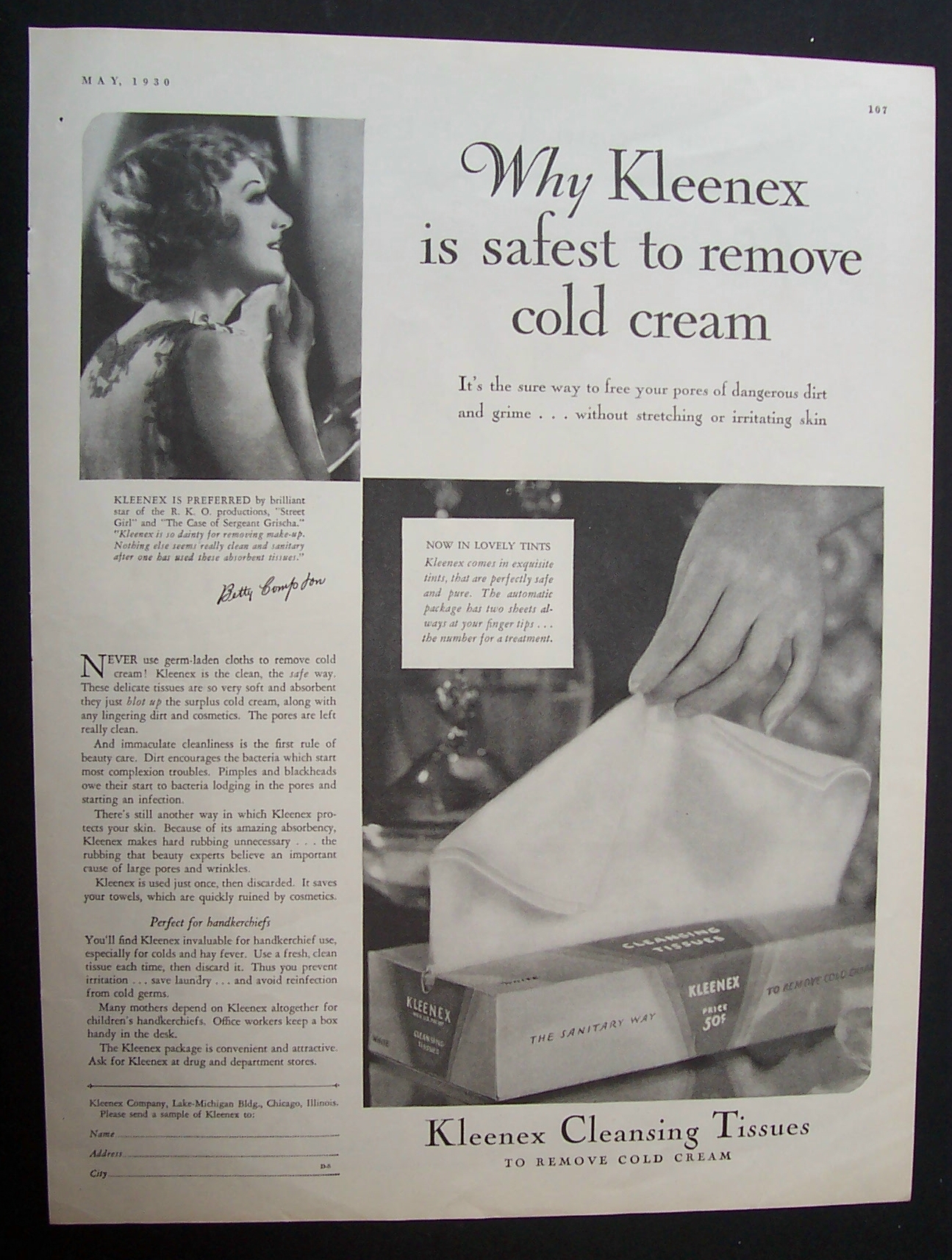 1930  Kleenex  Tissues