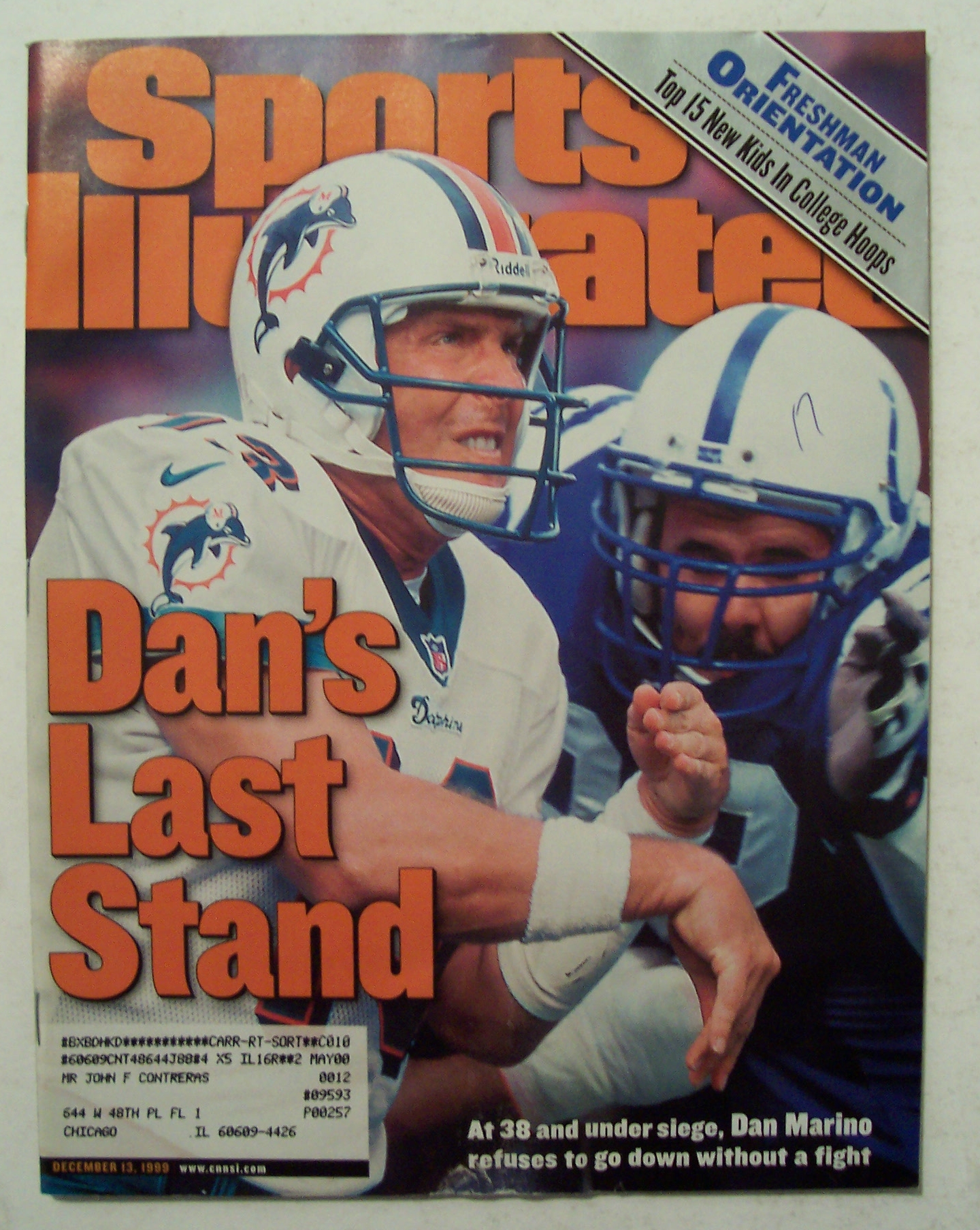 Sports Illustrated Magazine - Dec 13, 1999 - Dan Marino