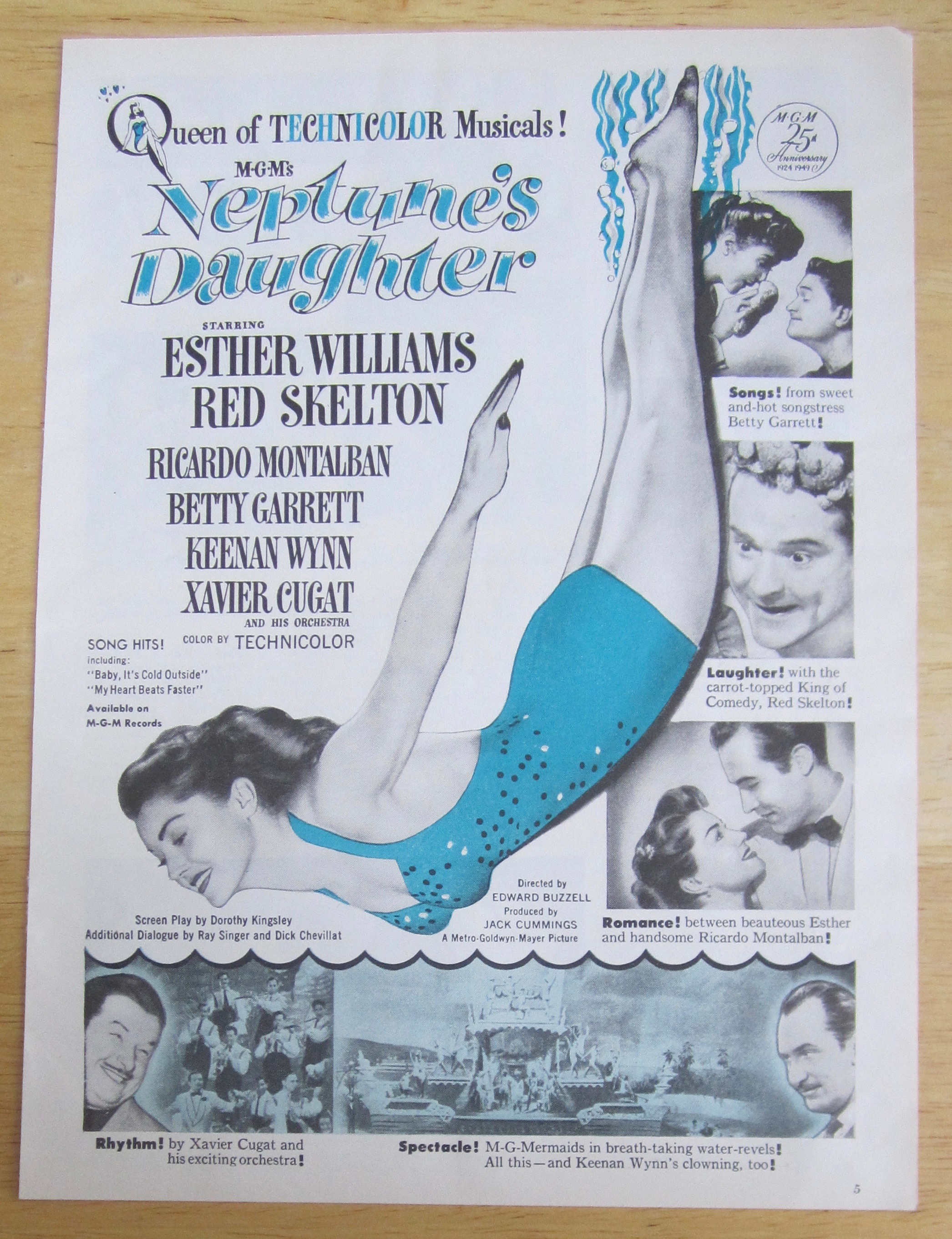 1949 Neptune's Daughter w/Esther Williams & Red Skelton
