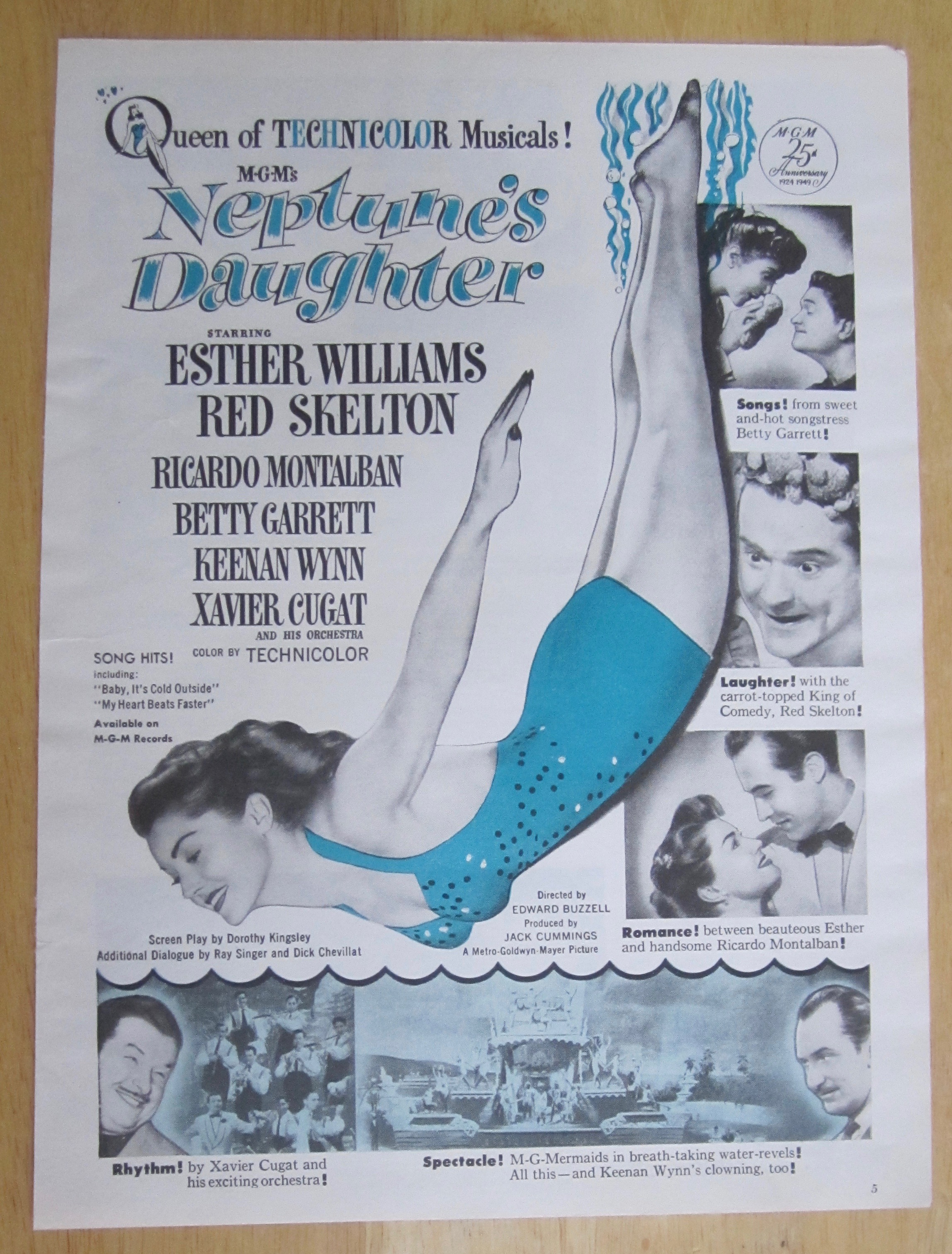 1949 Neptune's Daughter w/Esther Williams & Red Skelton