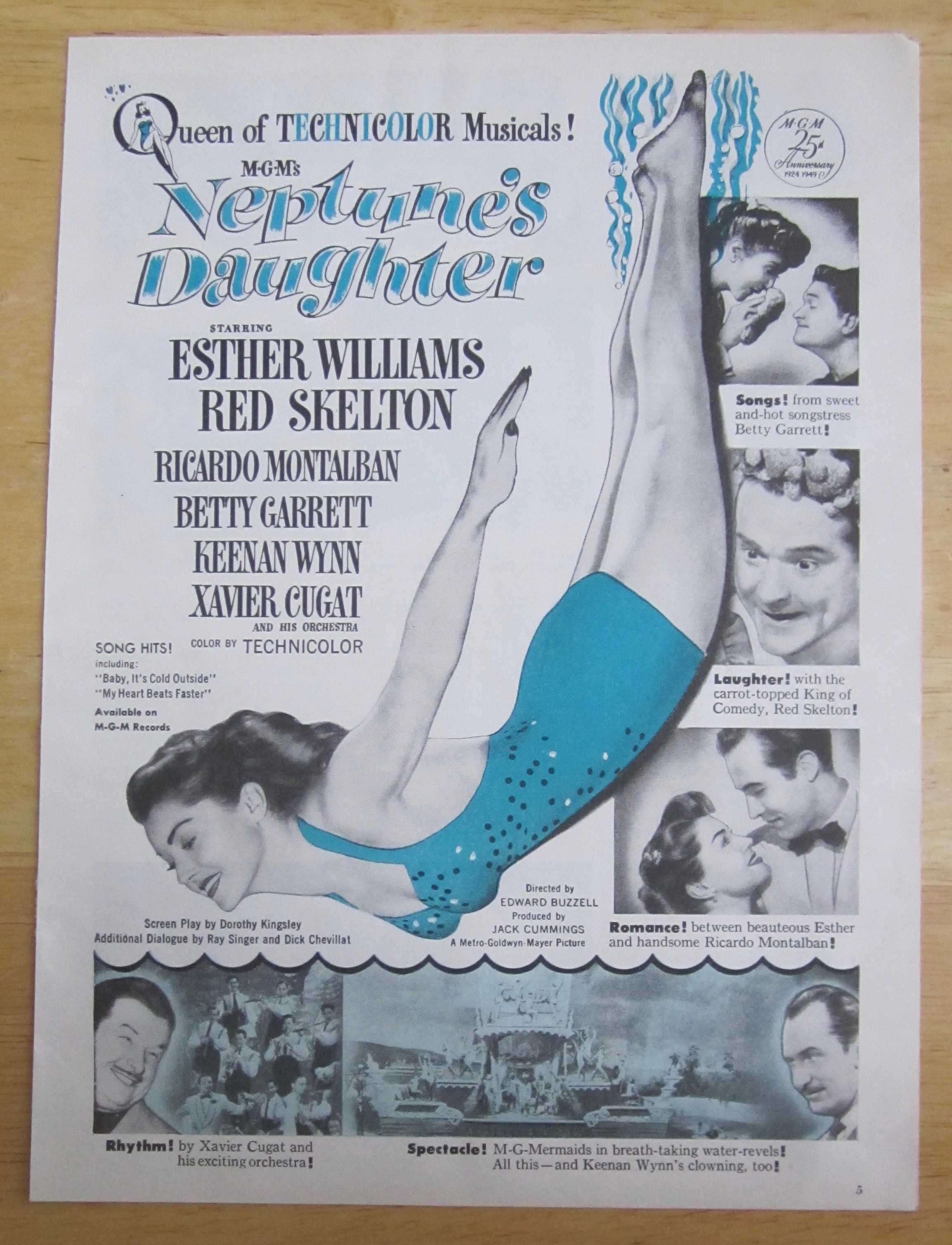 1949 Neptune's Daughter w/Esther Williams & Red Skelton