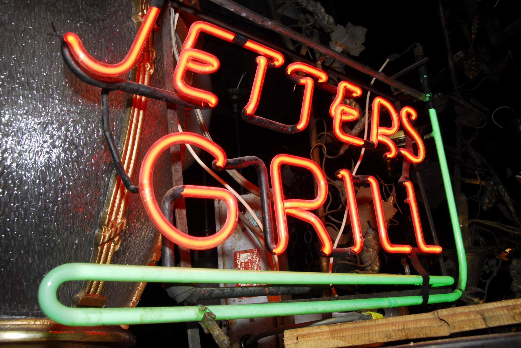 Vintage Neon Grill Sign