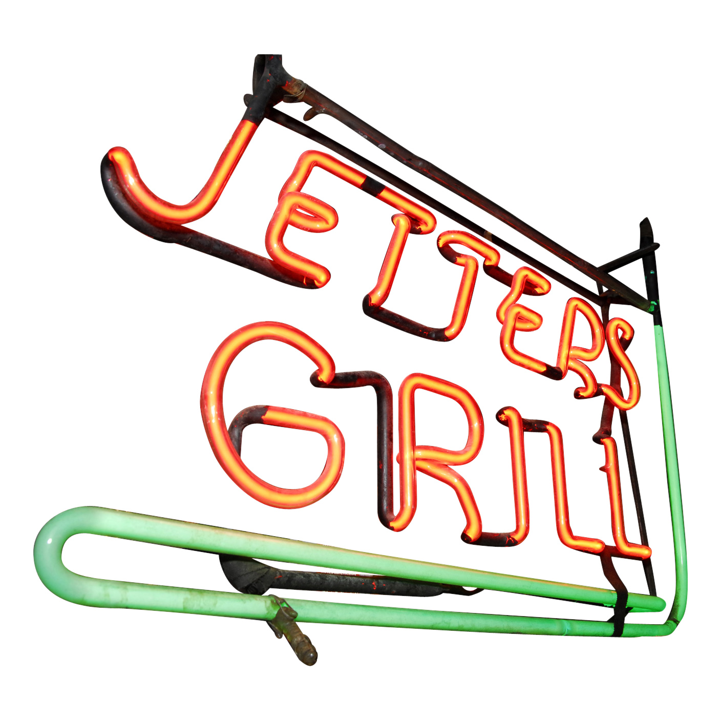 Vintage Neon Grill Sign