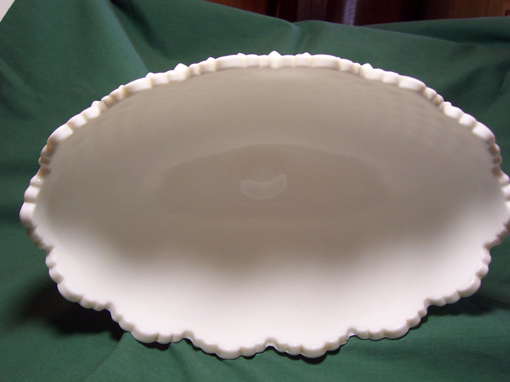 Fenton Hobnail Milk Glass Compote