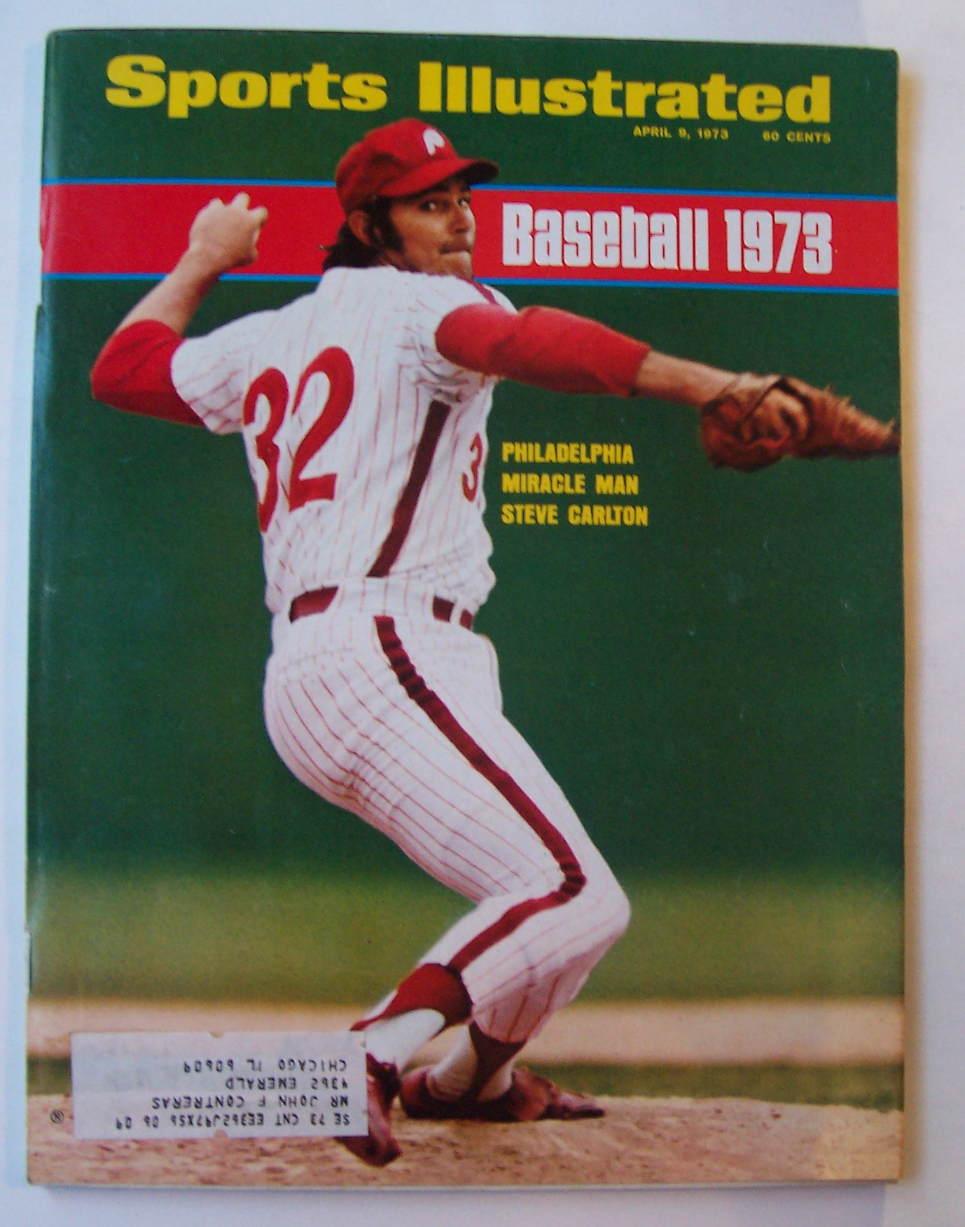 Sports Illustrated Magazine-April 9, 1973-Steve Carlton