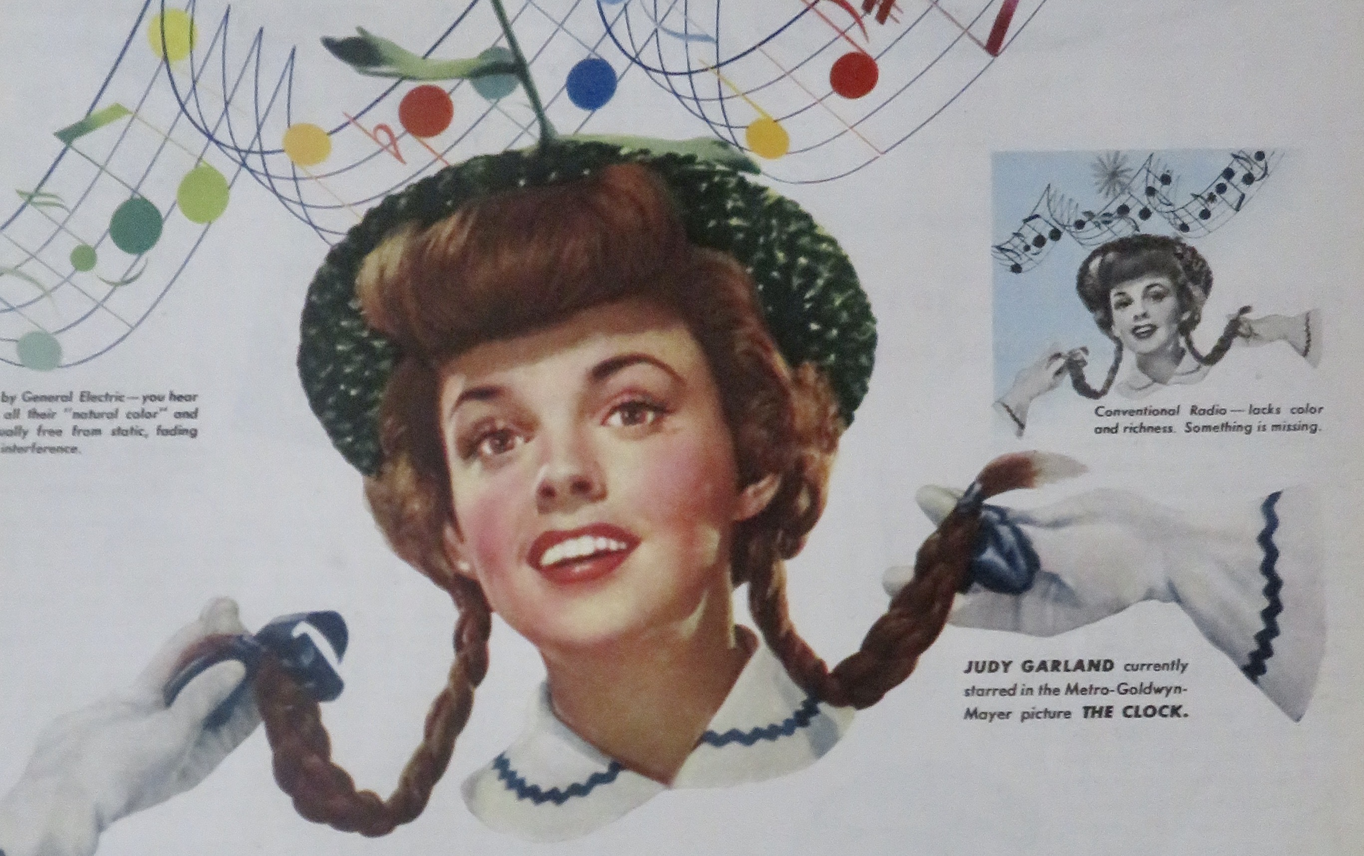 1948 General Electric Radios with Judy Garland