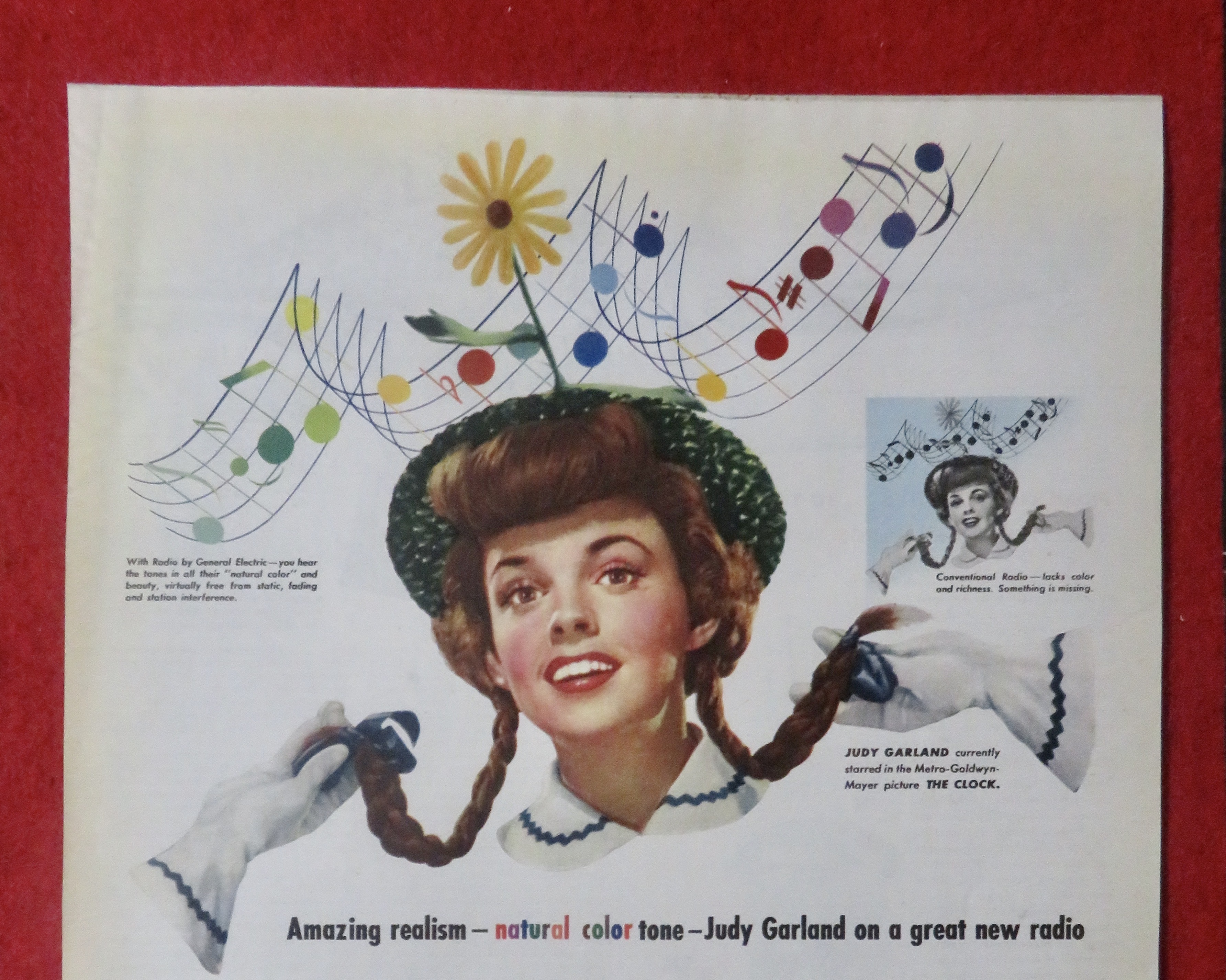 1948 General Electric Radios with Judy Garland