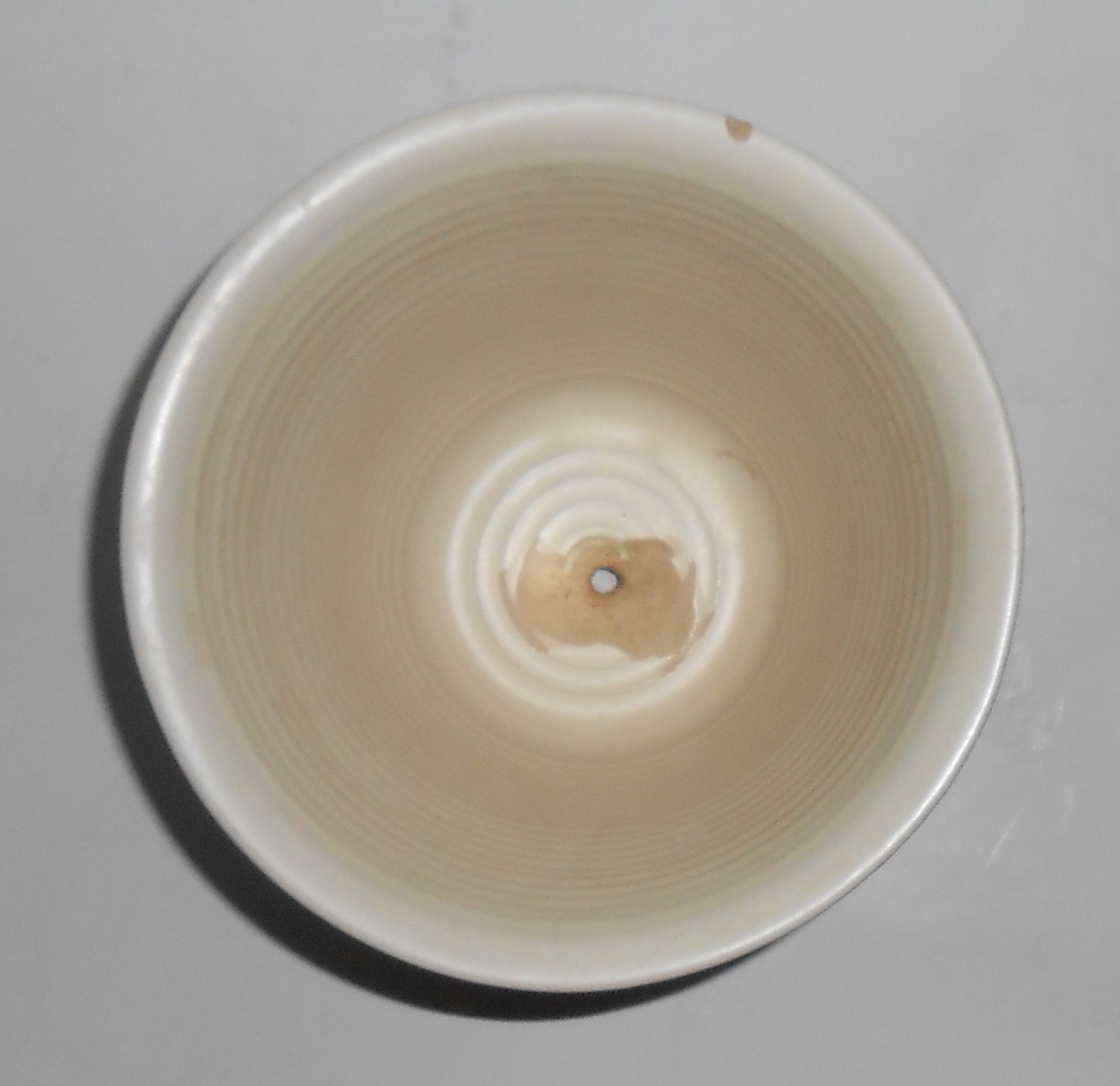 VINTAGE Padre Pottery Satin White Spanish Flower Pot
