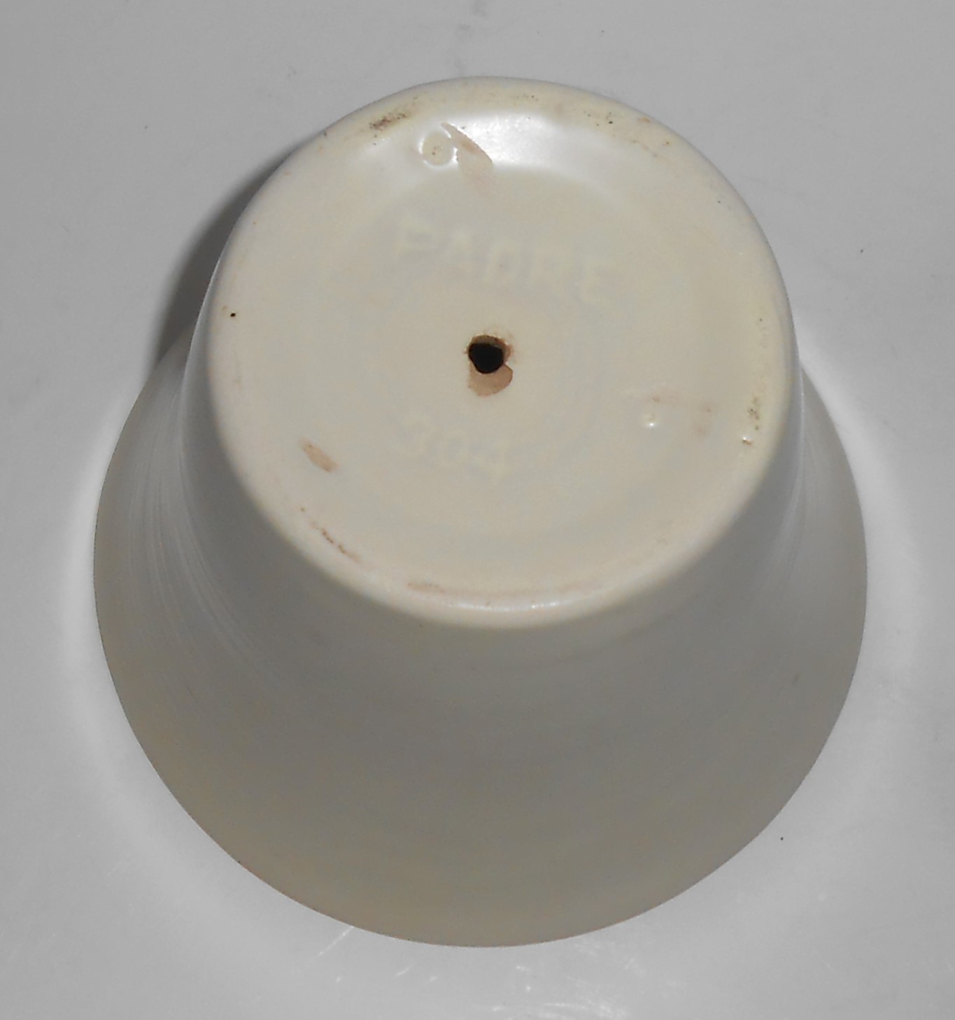 VINTAGE Padre Pottery Satin White Spanish Flower Pot