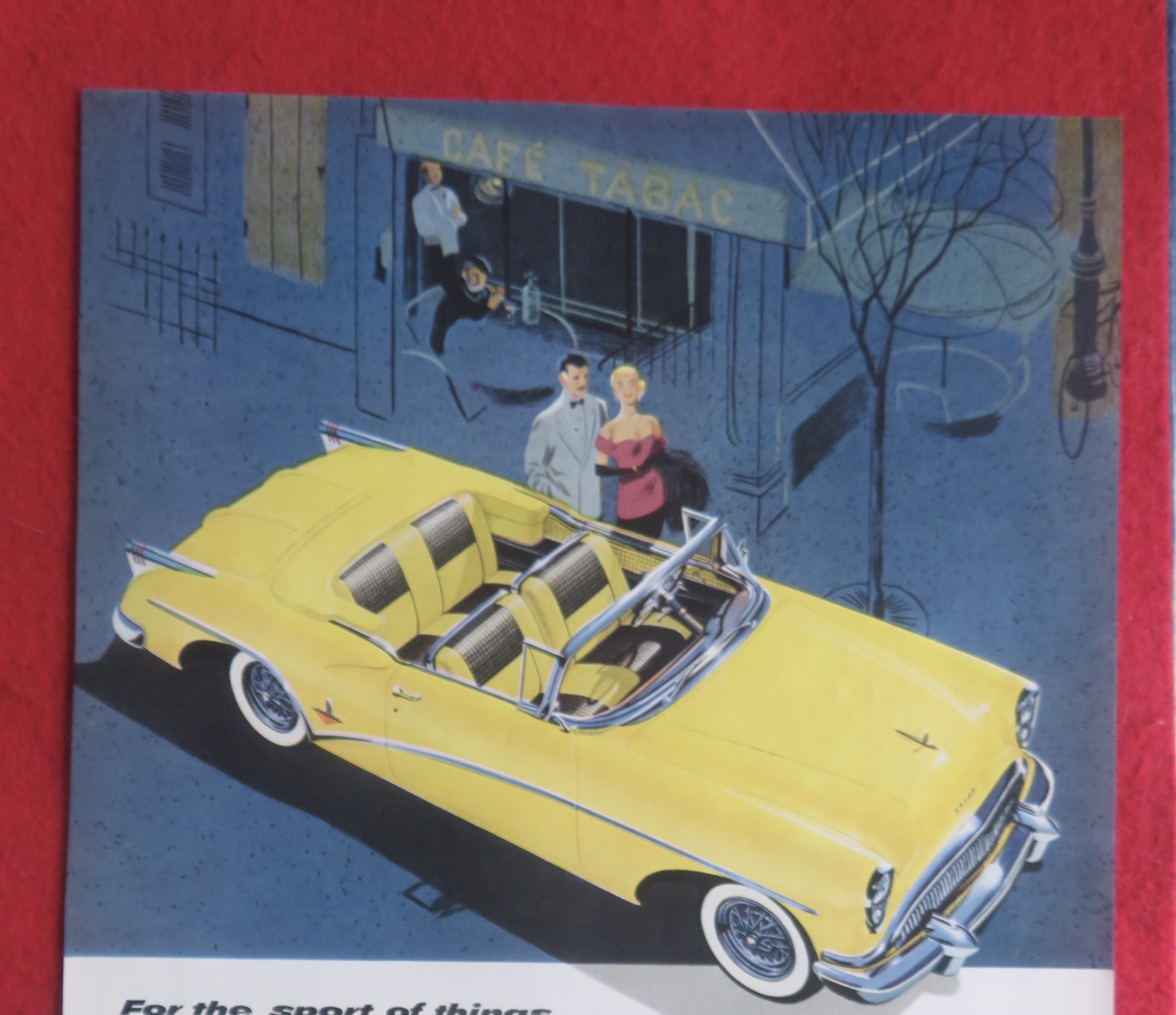 1954 Buick Automobile with the Skylark Convertible