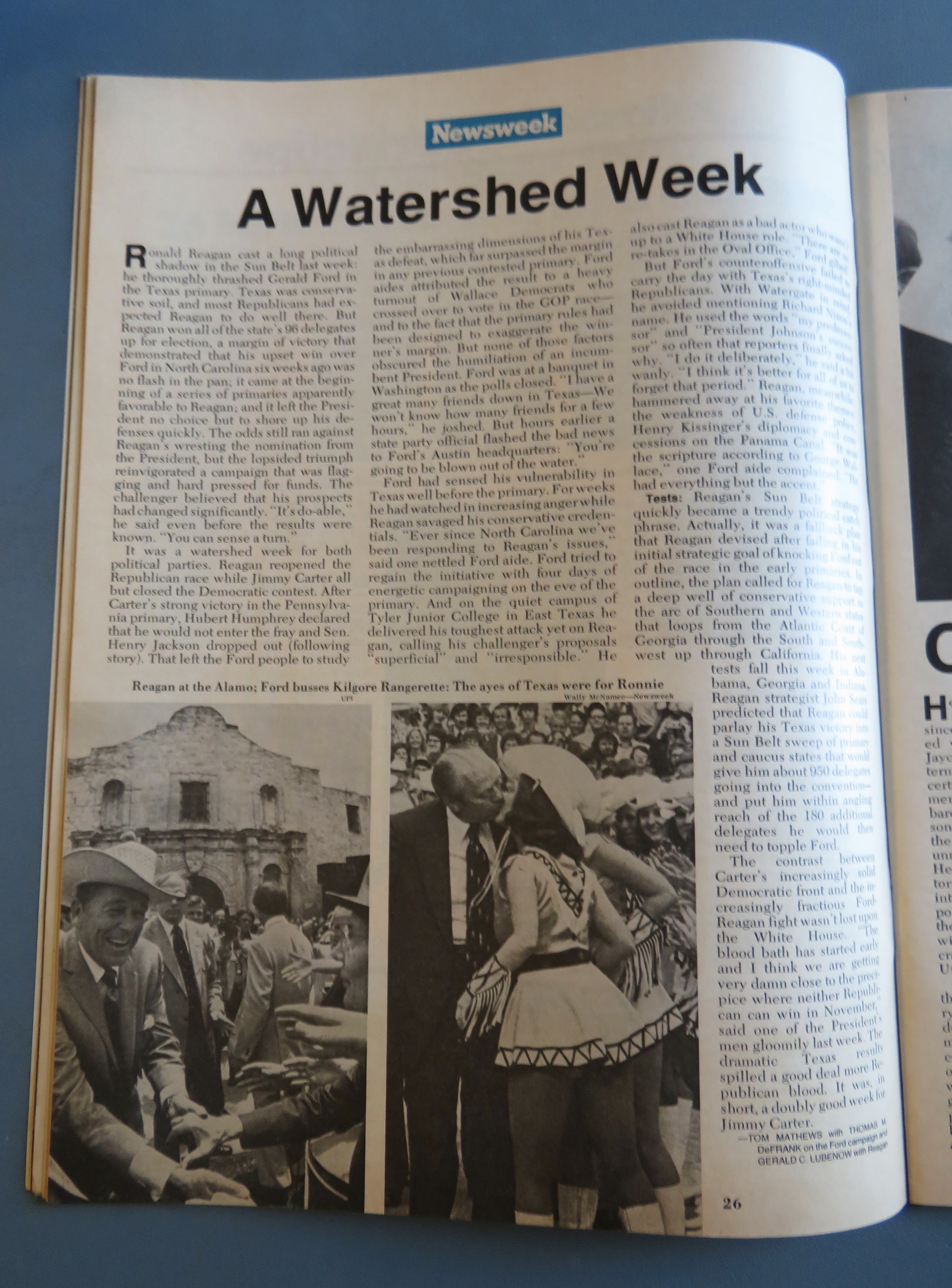 Newsweek Magazine May 10, 1976 Carter's Sweep