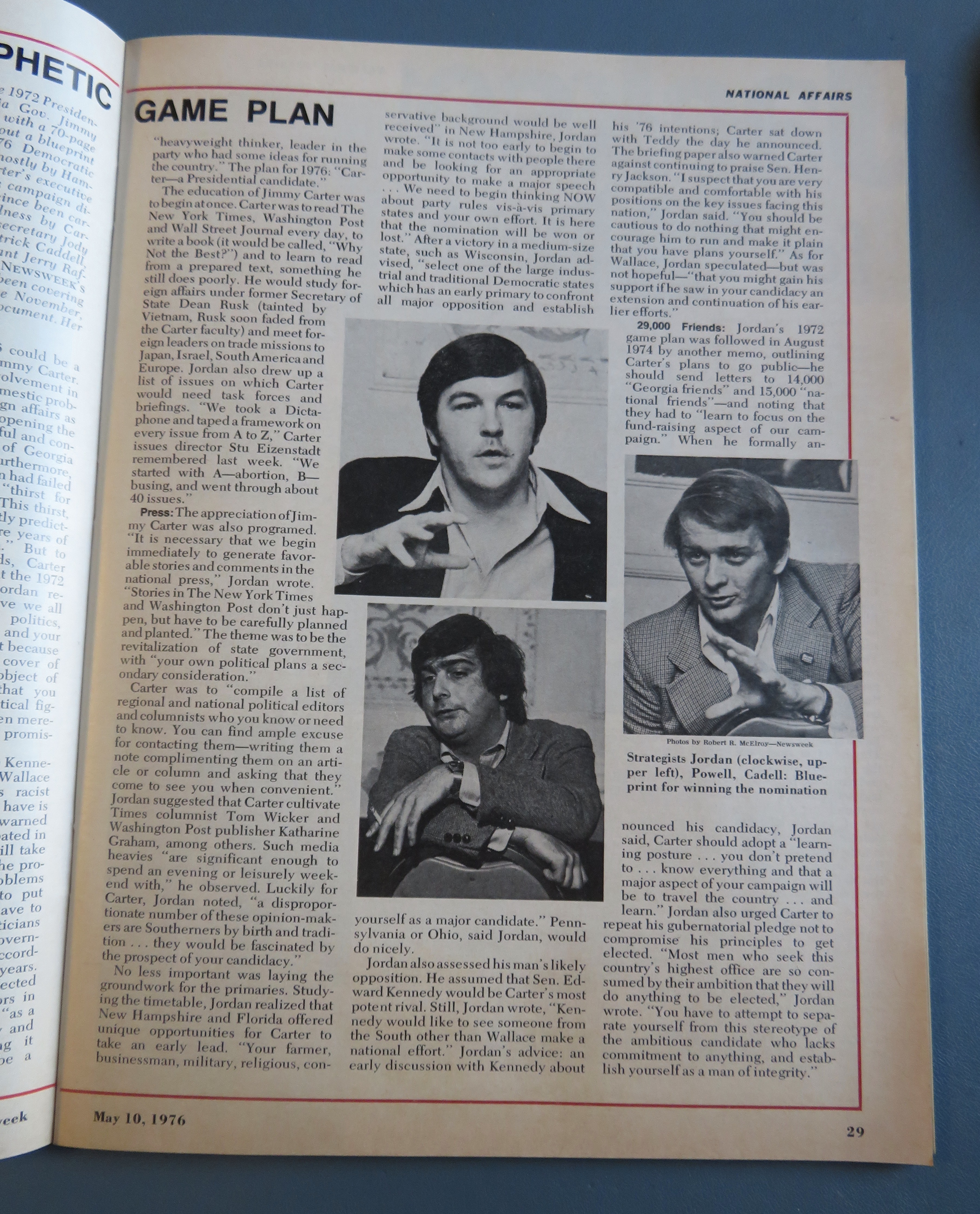 Newsweek Magazine May 10, 1976 Carter's Sweep