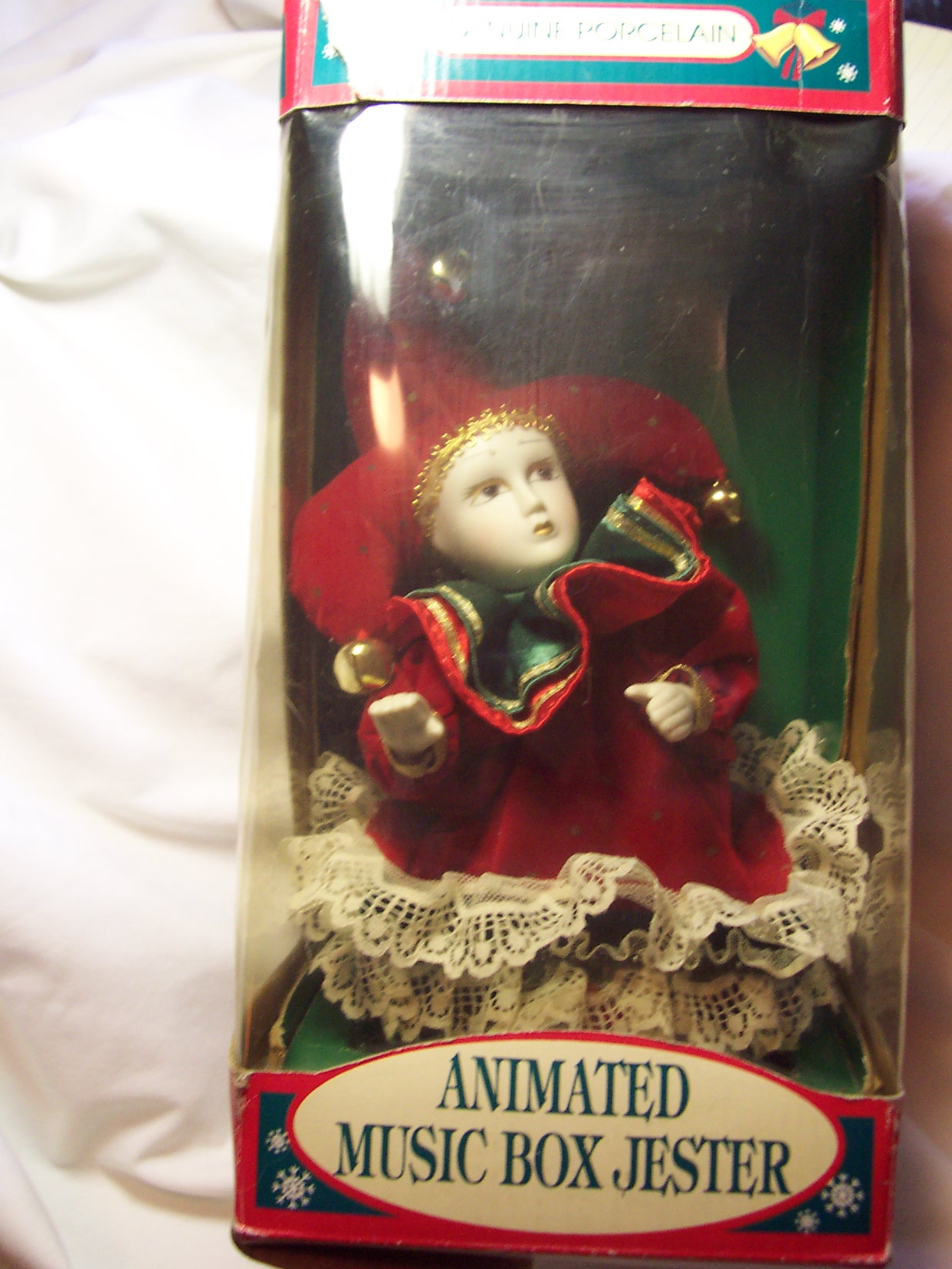 Dandee Music Box Jester Doll Animated NRFB
