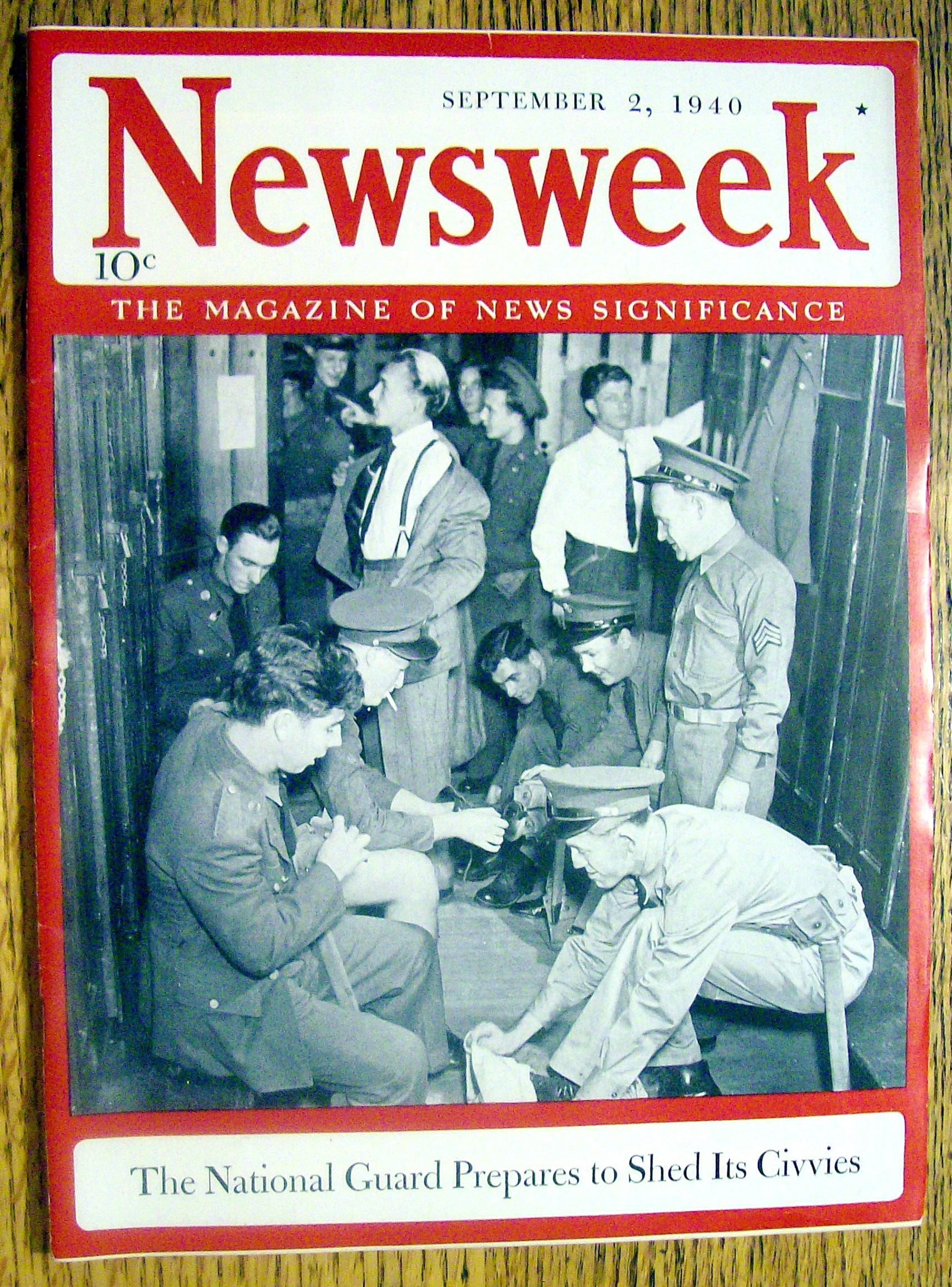 Newsweek Magazine-September 2, 1940-National Guard