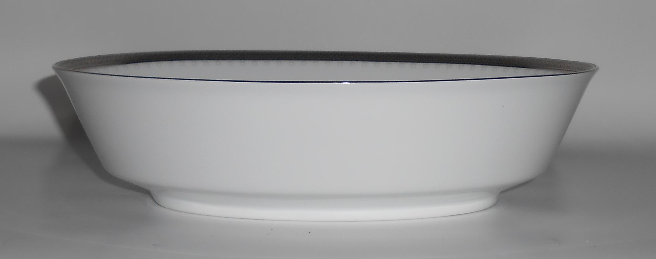 Noritake Porcelain China #4338 Metropolitan Platinum Ov