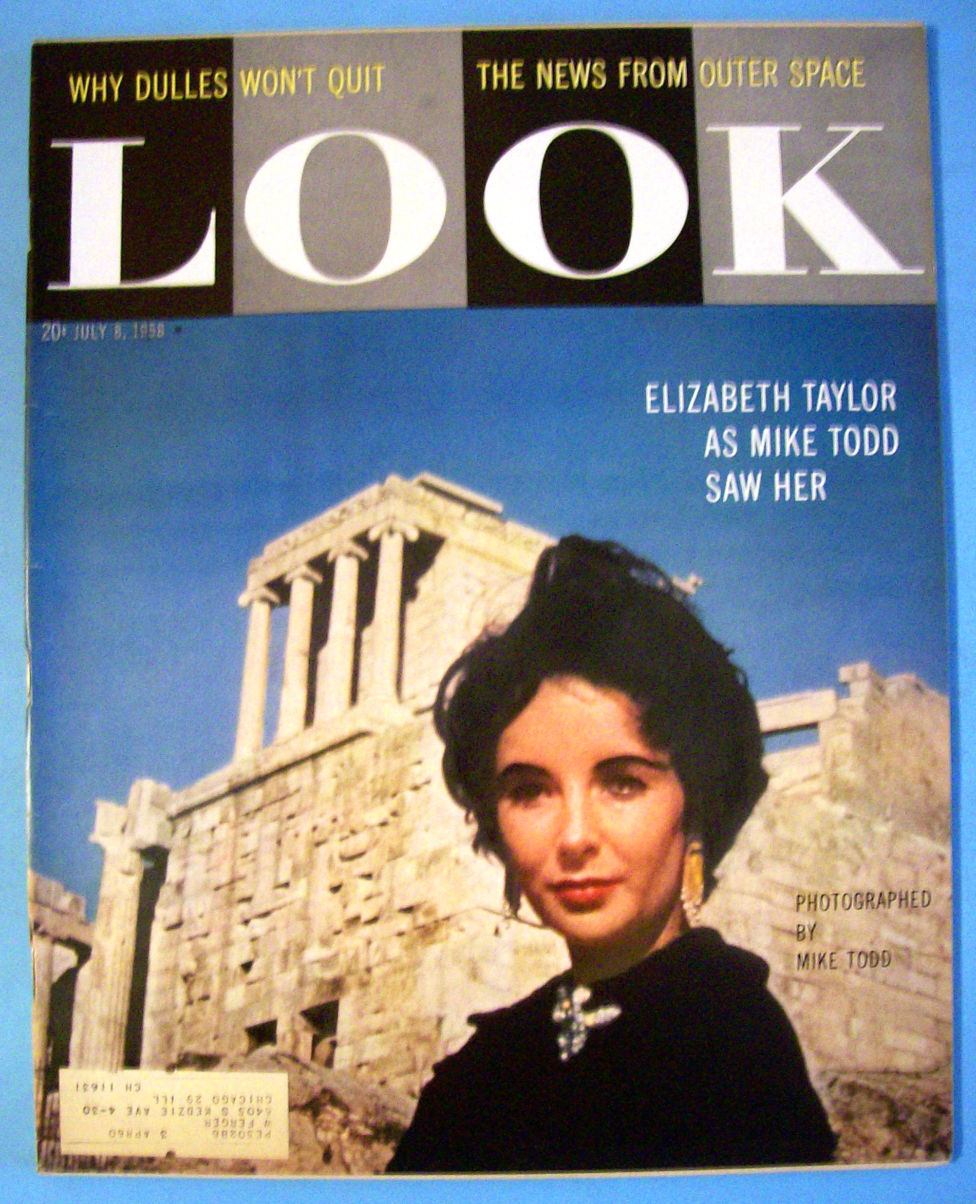 Look Magazine-July 8, 1958-Elizabeth Taylor