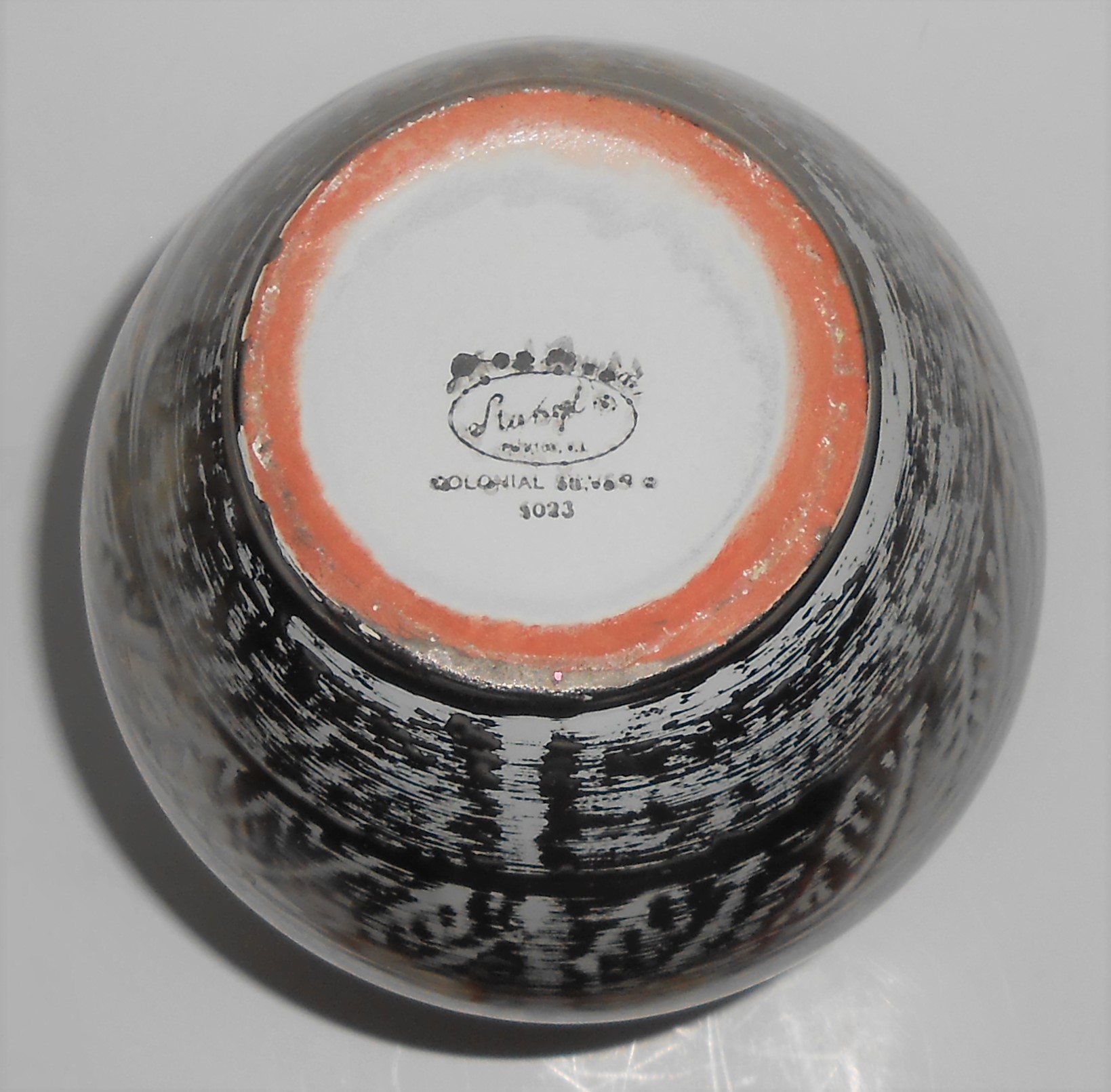 Stangl Pottery Country Colonial Silver 9.5'' Vase