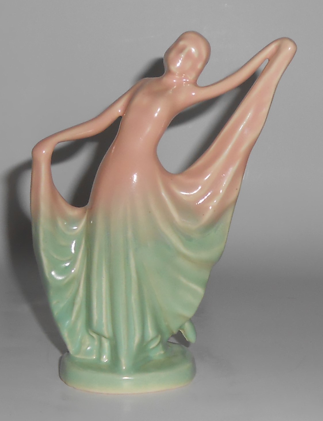 VINTAGE Caliente Pottery Satin Duotone #412 Female Danc
