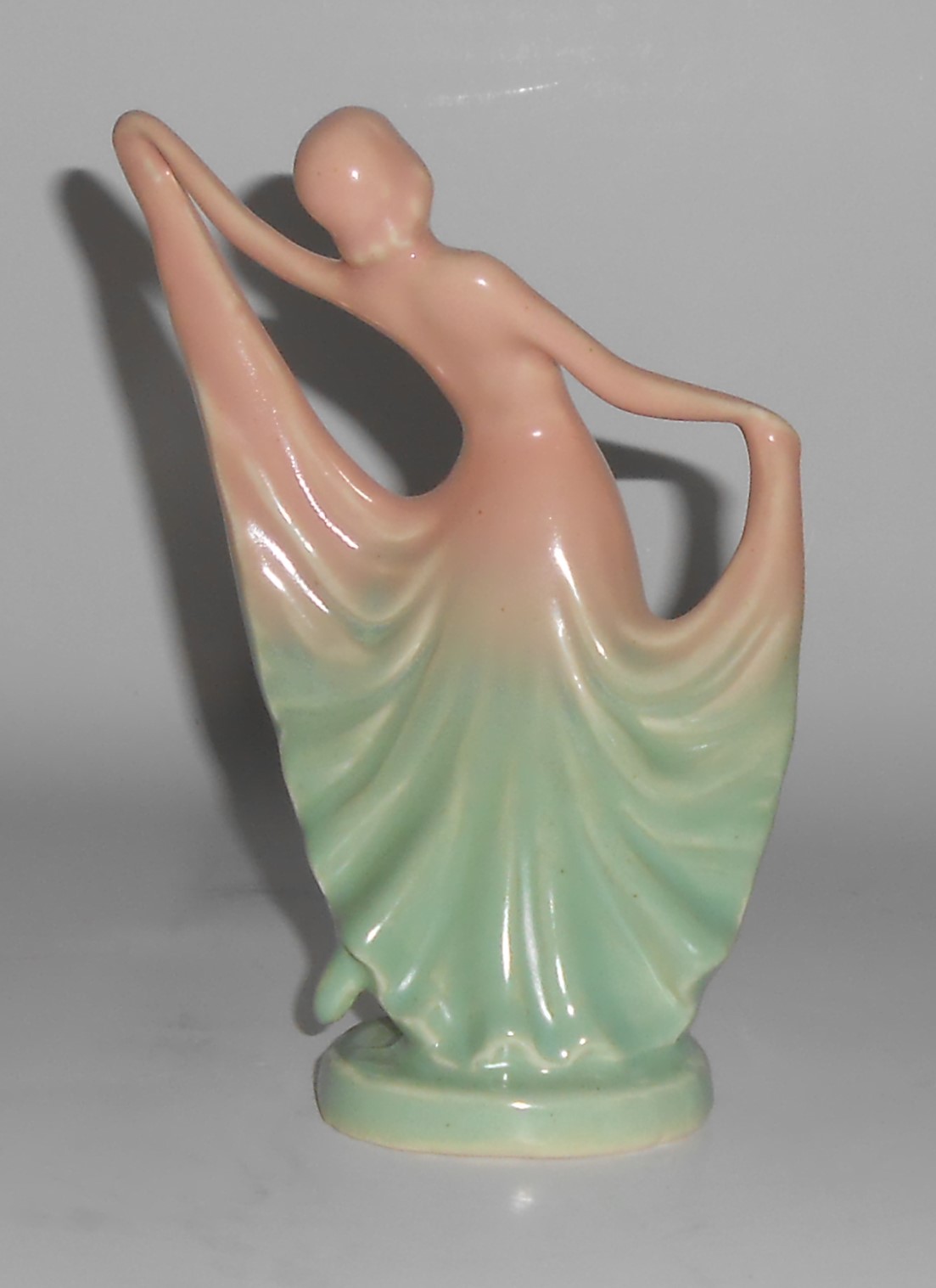 VINTAGE Caliente Pottery Satin Duotone #412 Female Danc
