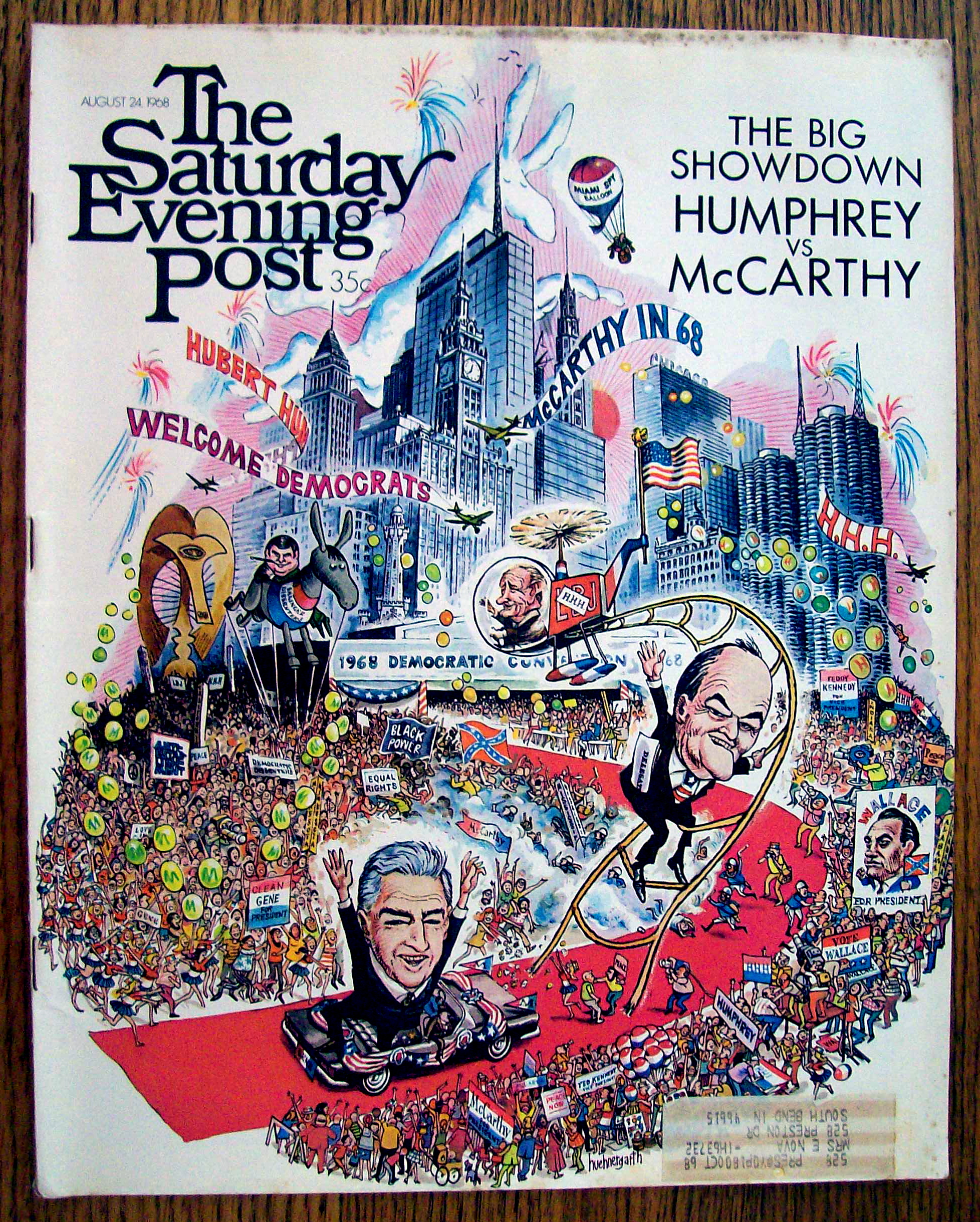 Saturday Evening Post Magazine August 24, 1968