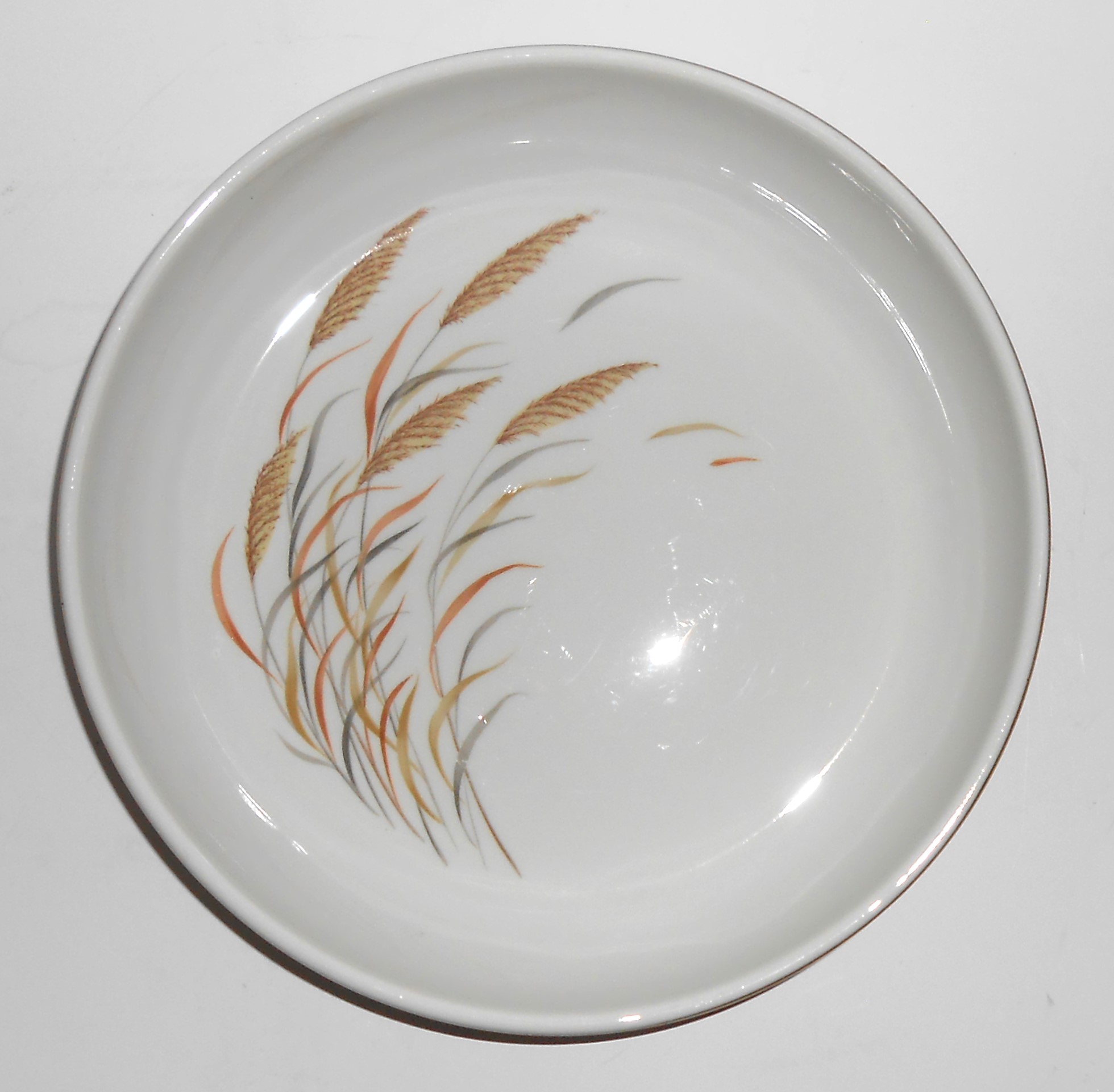 Nishida Japan Porcelain China 22k Yellow Black Bamboo F