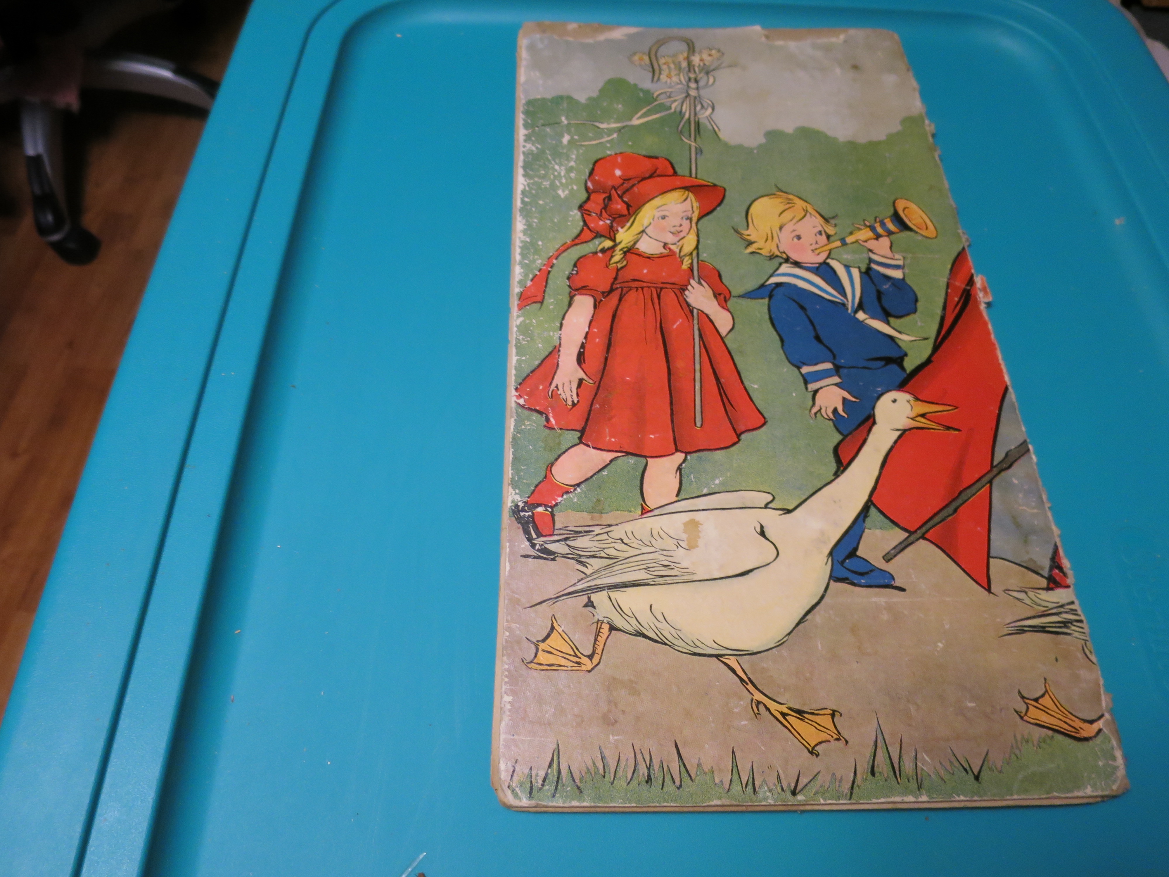 Mother Goose Rhymes Book 1916 Platt & Peck