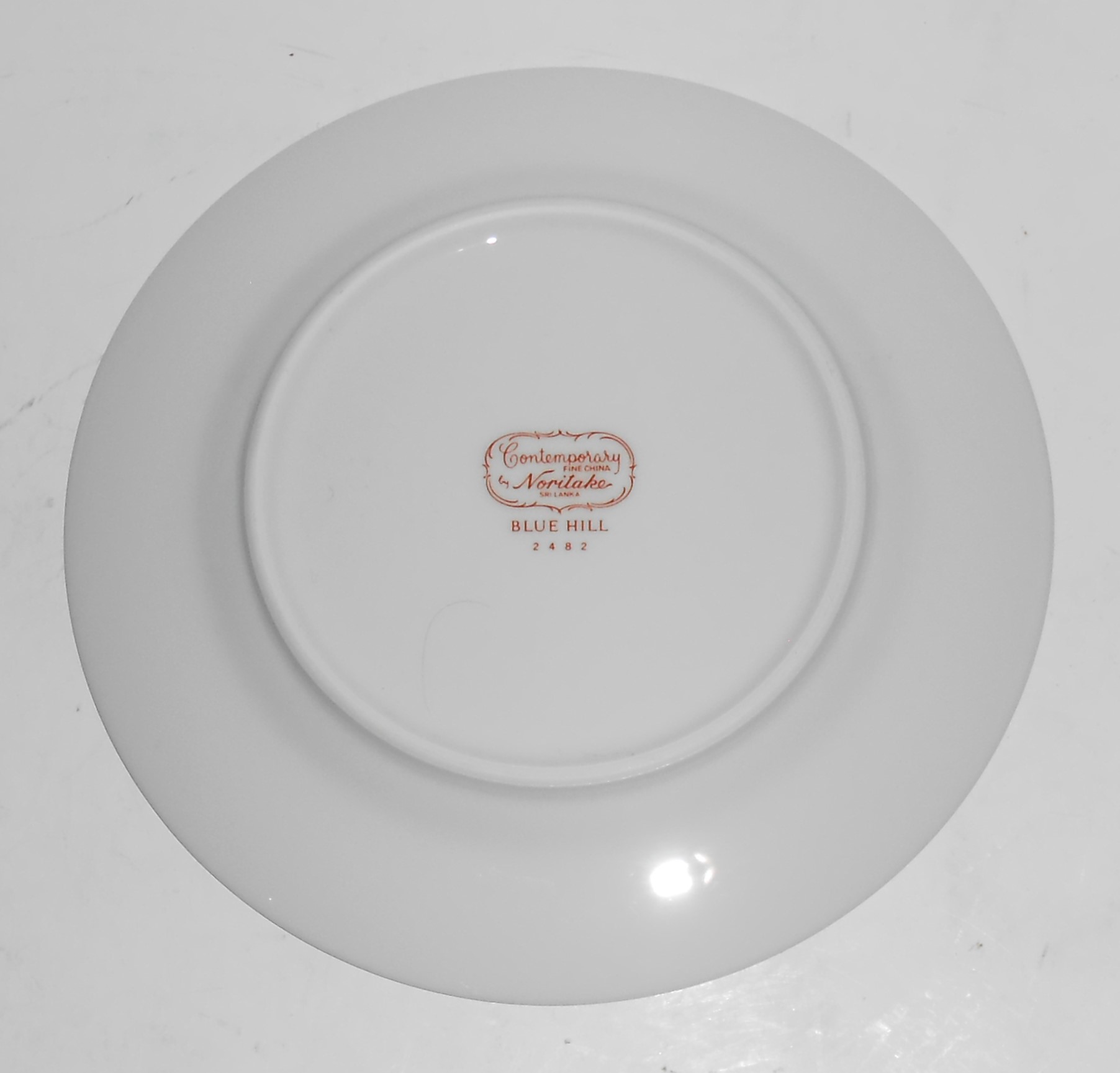 Noritake Porcelain China 2482 Blue Hill Platinum Bread