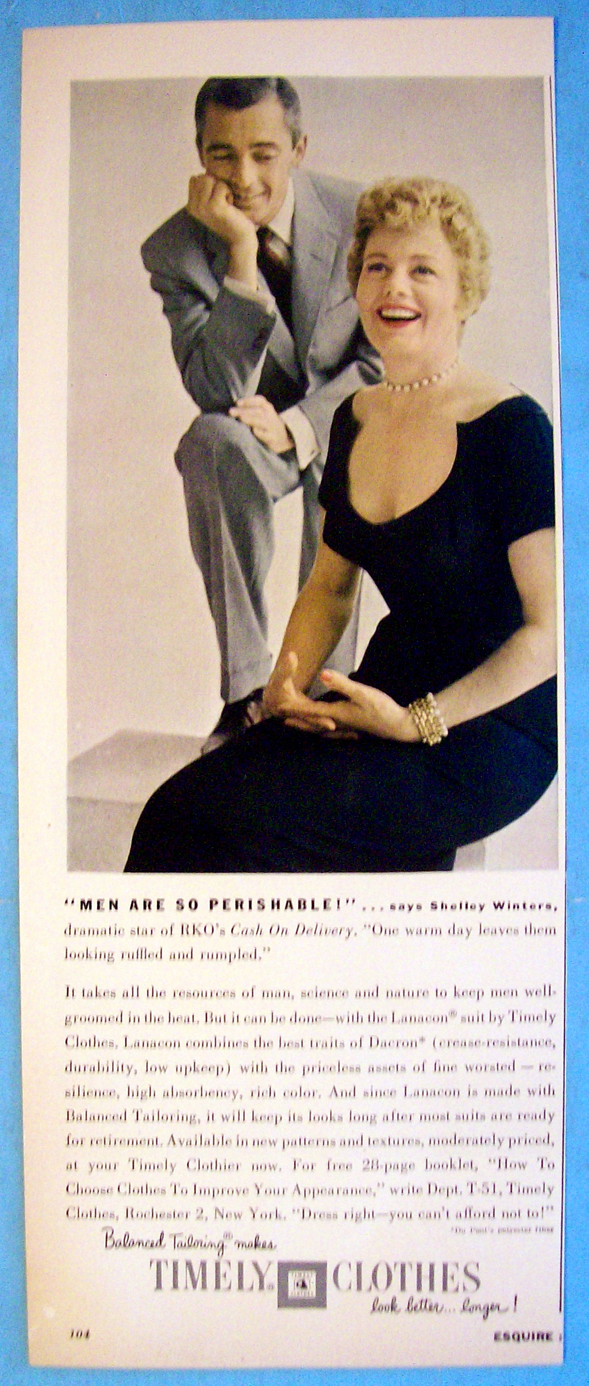 1956 Timely Clothes with Shelley Winters