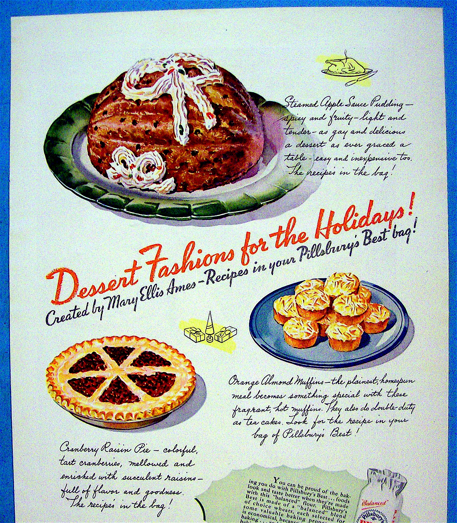 1936 Pillsbury's w/ Best Dessert Fashions