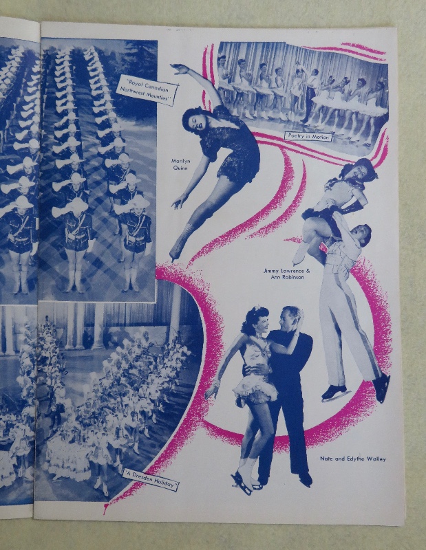 Original 1945 Sexy George Petty Pin Up Girl Ice Capades Program