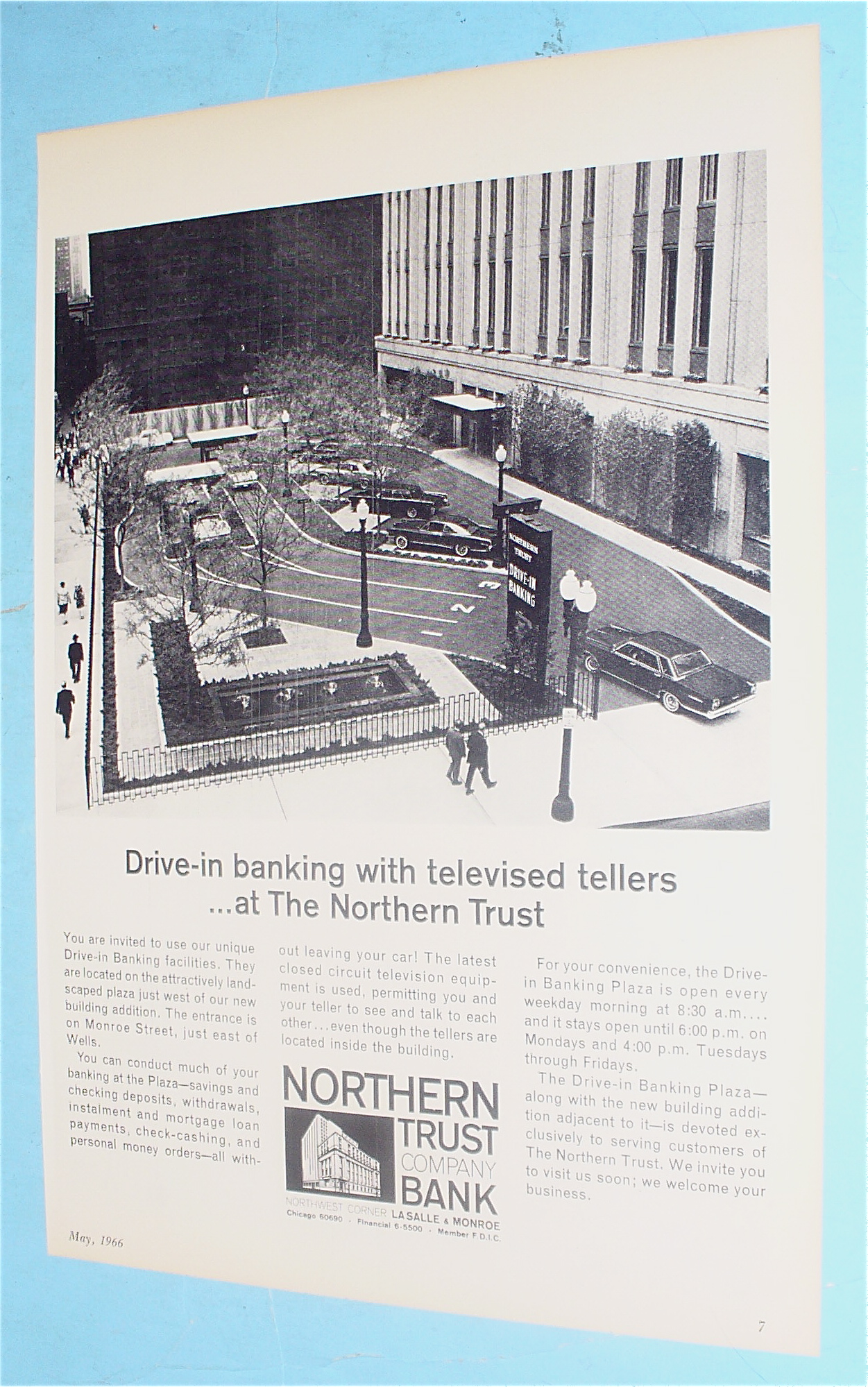 1966 Northern Bank With Drive In Banking