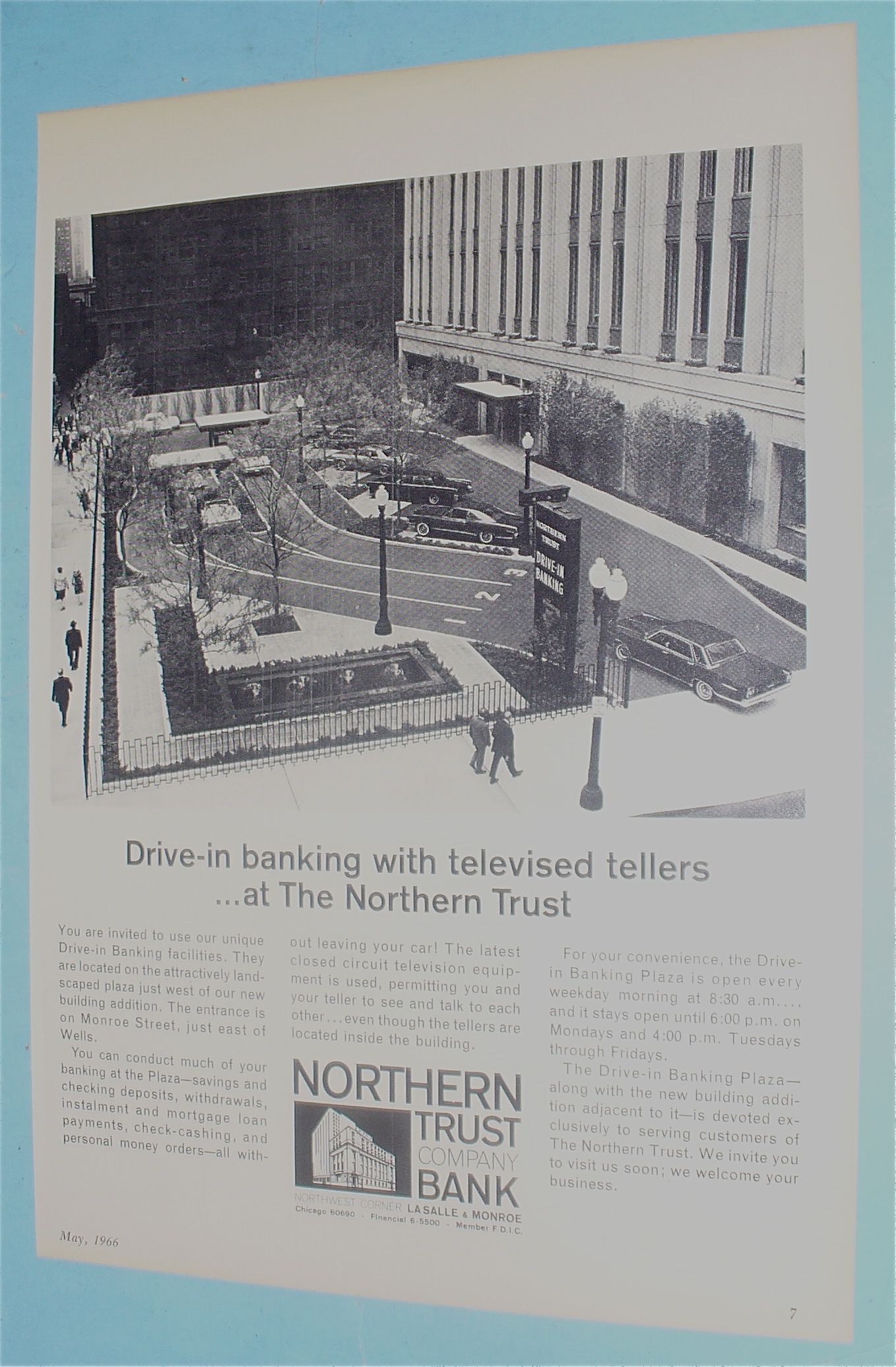1966 Northern Bank With Drive In Banking