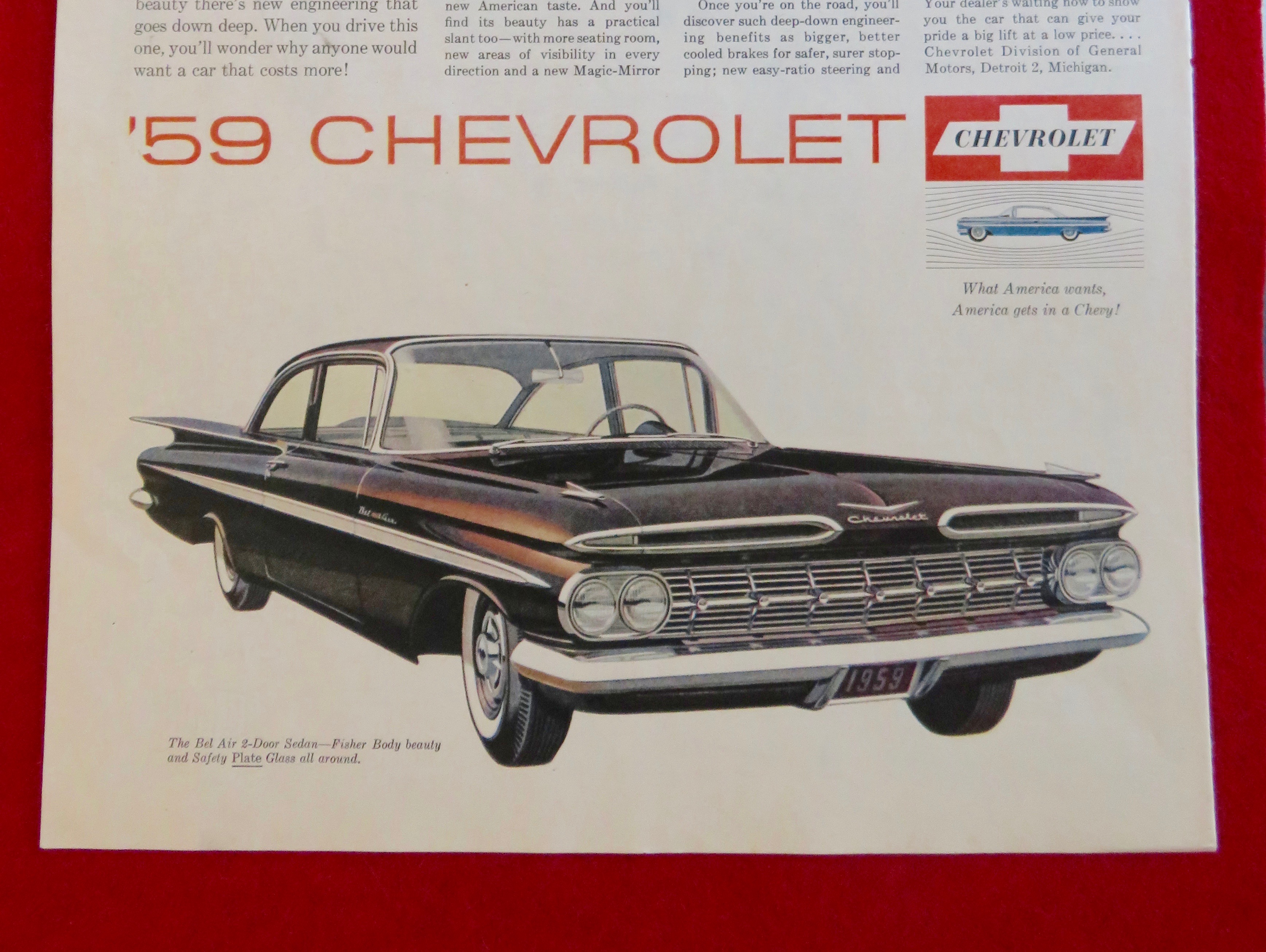 1958 Chevrolet Automobile w/ '59 Chevrolet