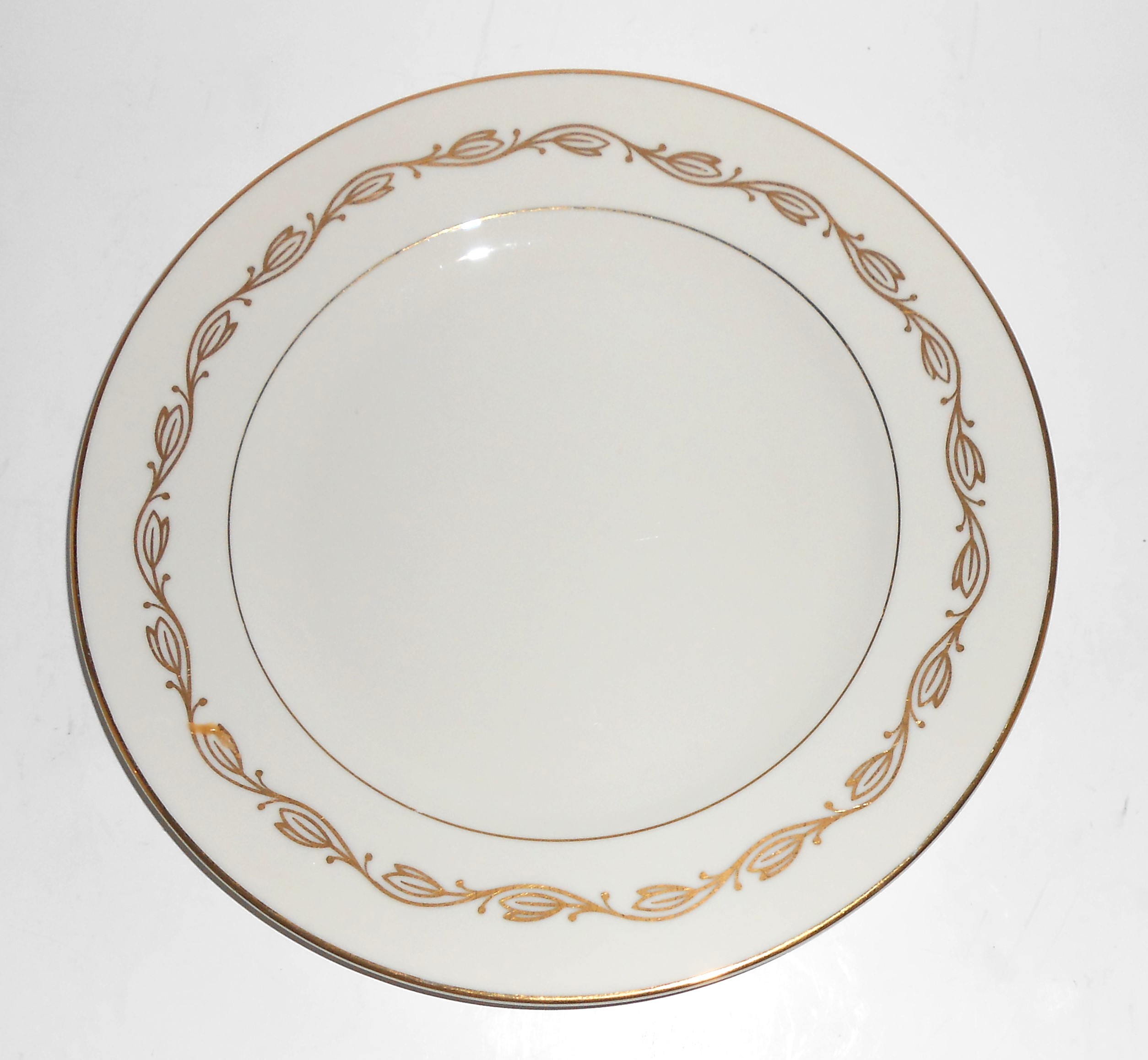 Pickard Porcelain China Gold Symphony Luncheon Plate