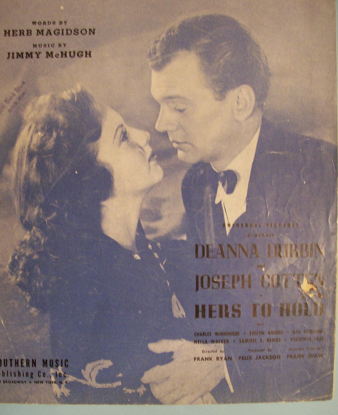 Sheet Music For 1943 Say A Pray'r For The Boys Over..