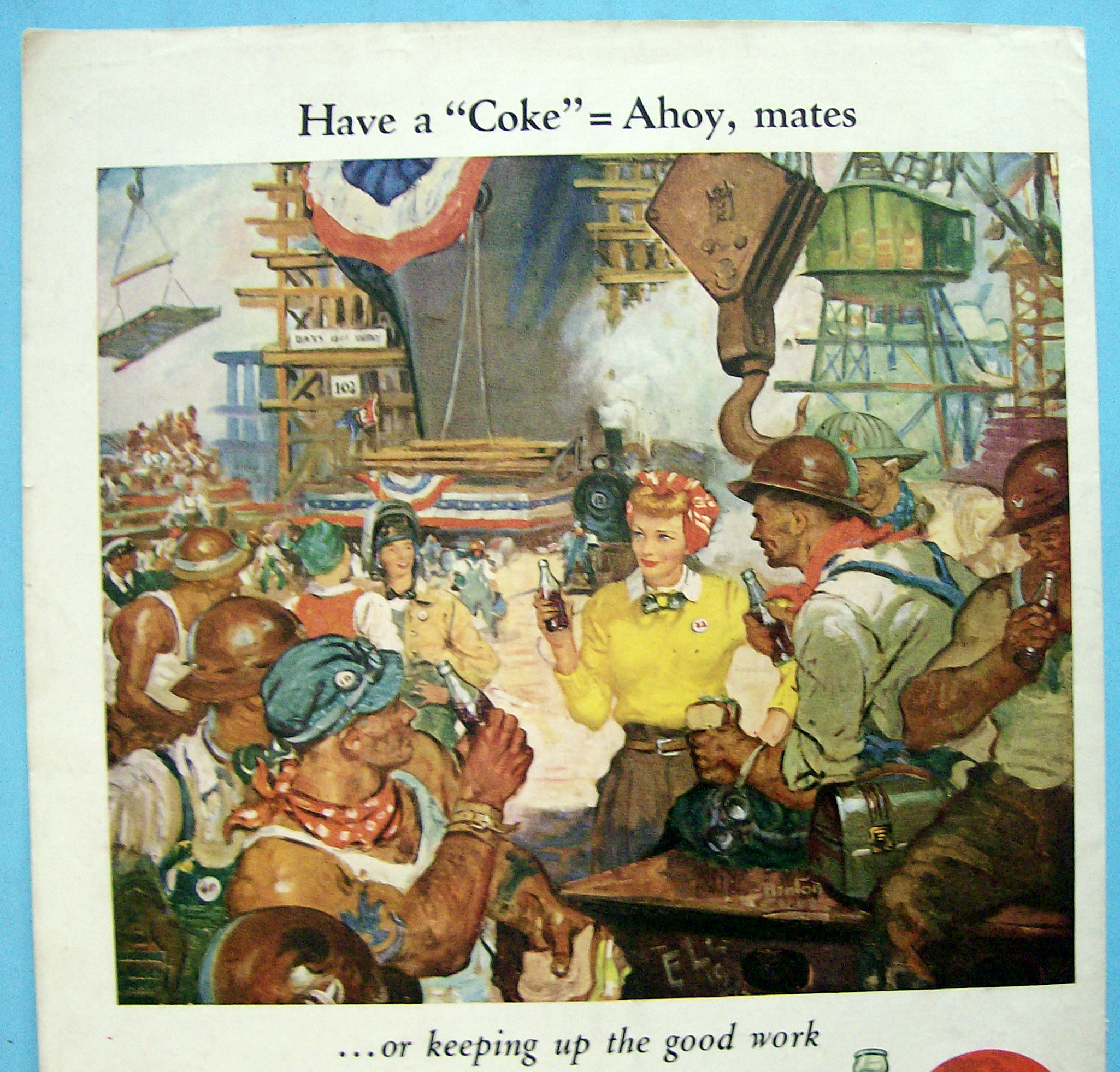 1944 Coca Cola (Coke) with Ahoy Mates