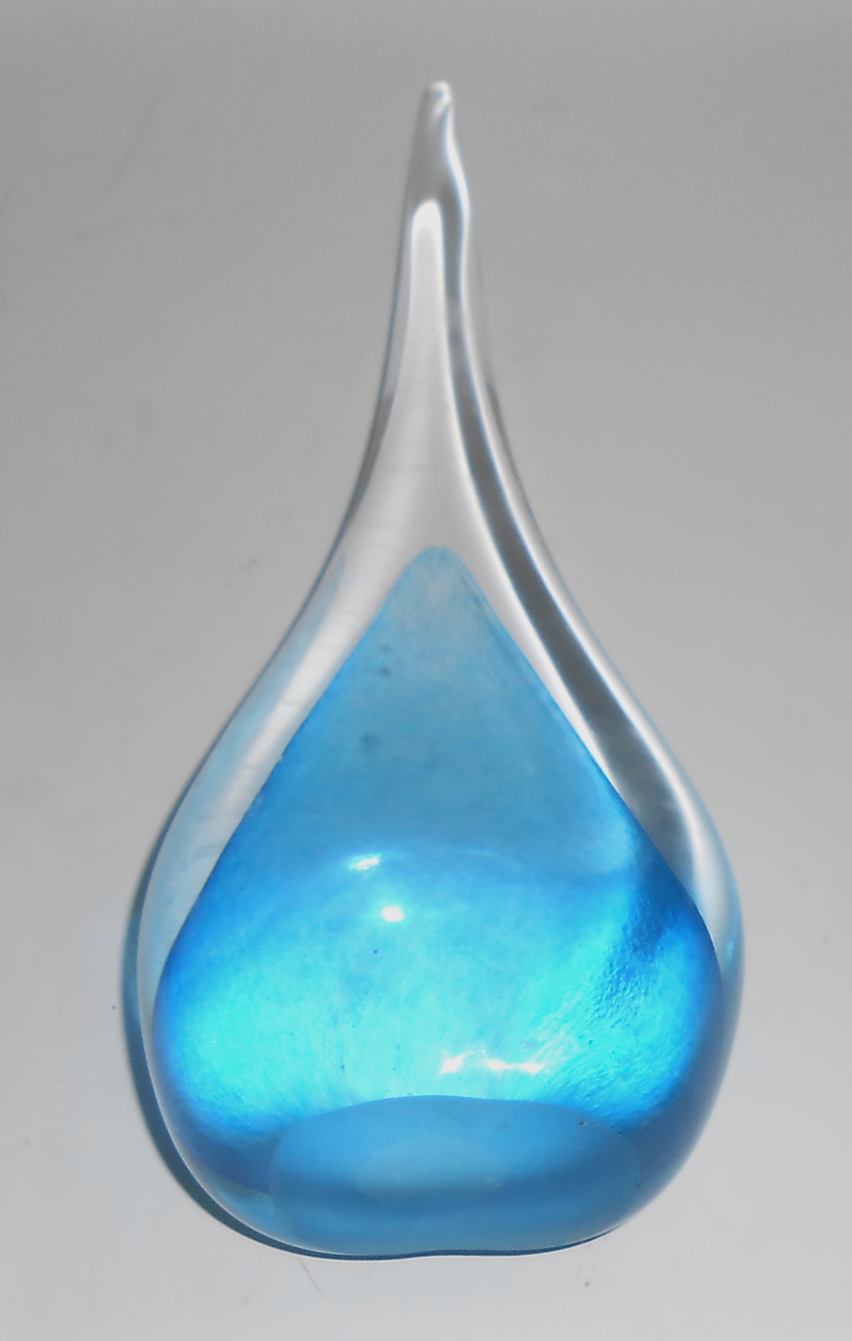 Murano Art Glass Sommerso Blue/Clear United State