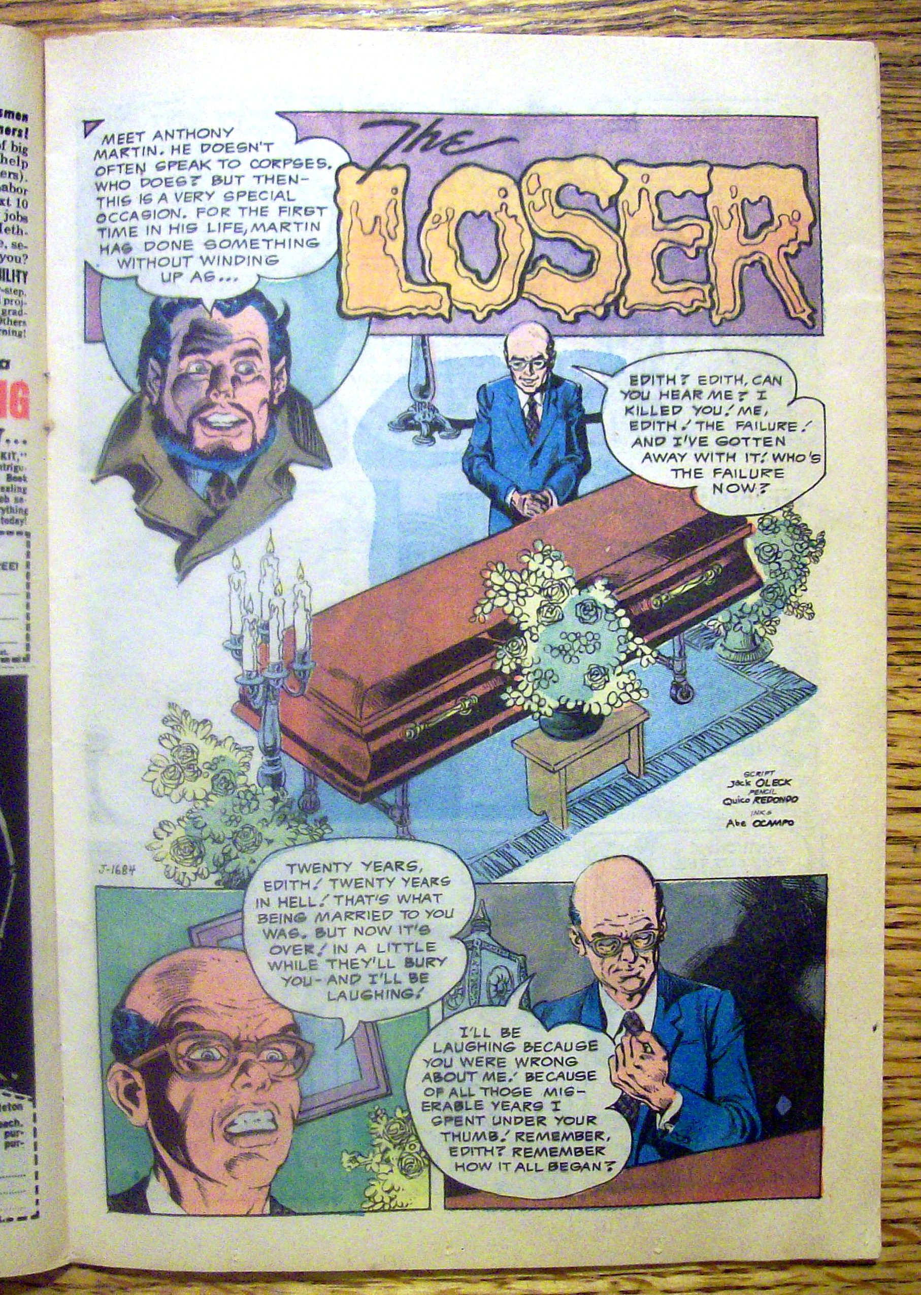The House Of Secrets Comic #102-November 1972