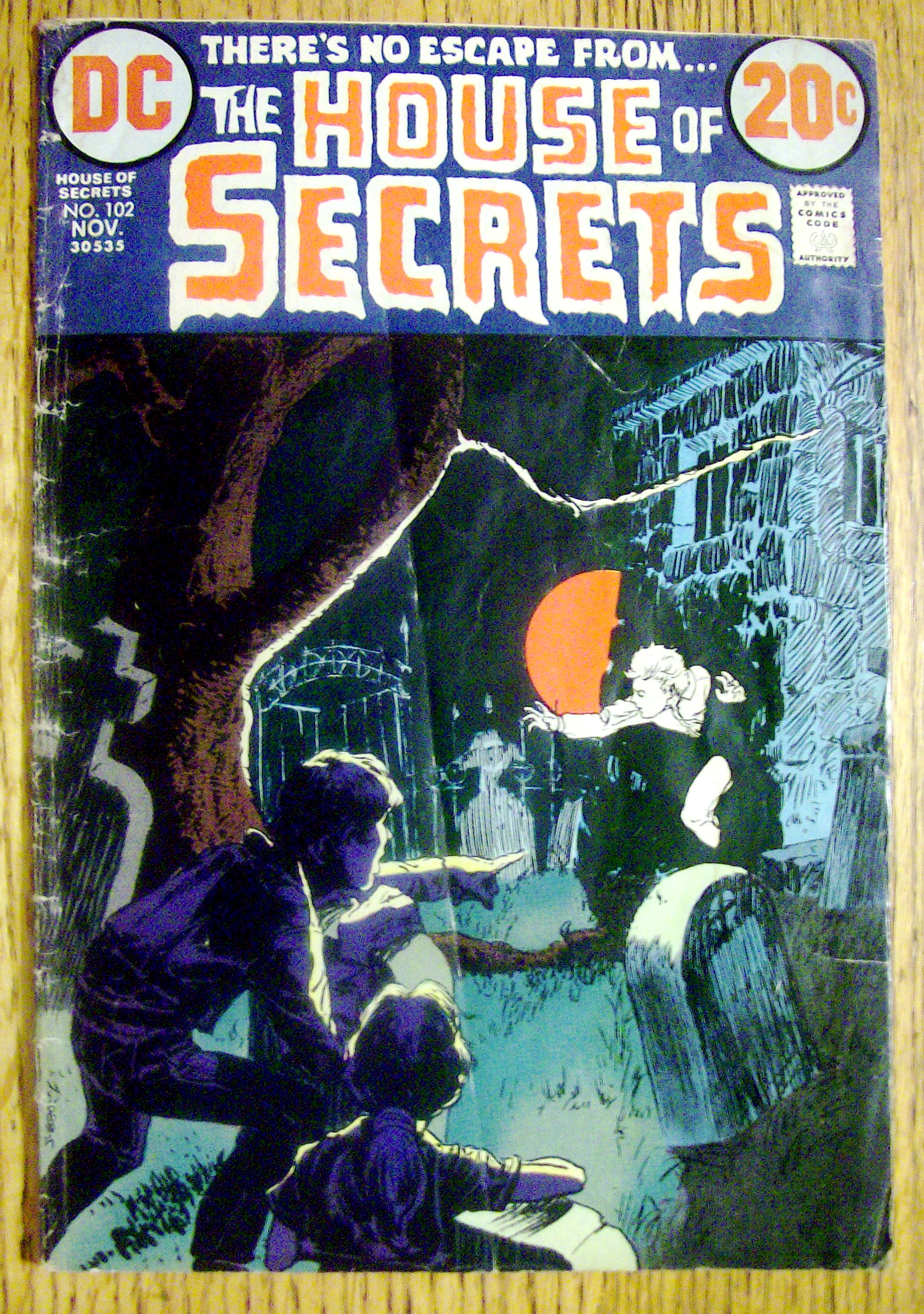 The House Of Secrets Comic #102-November 1972